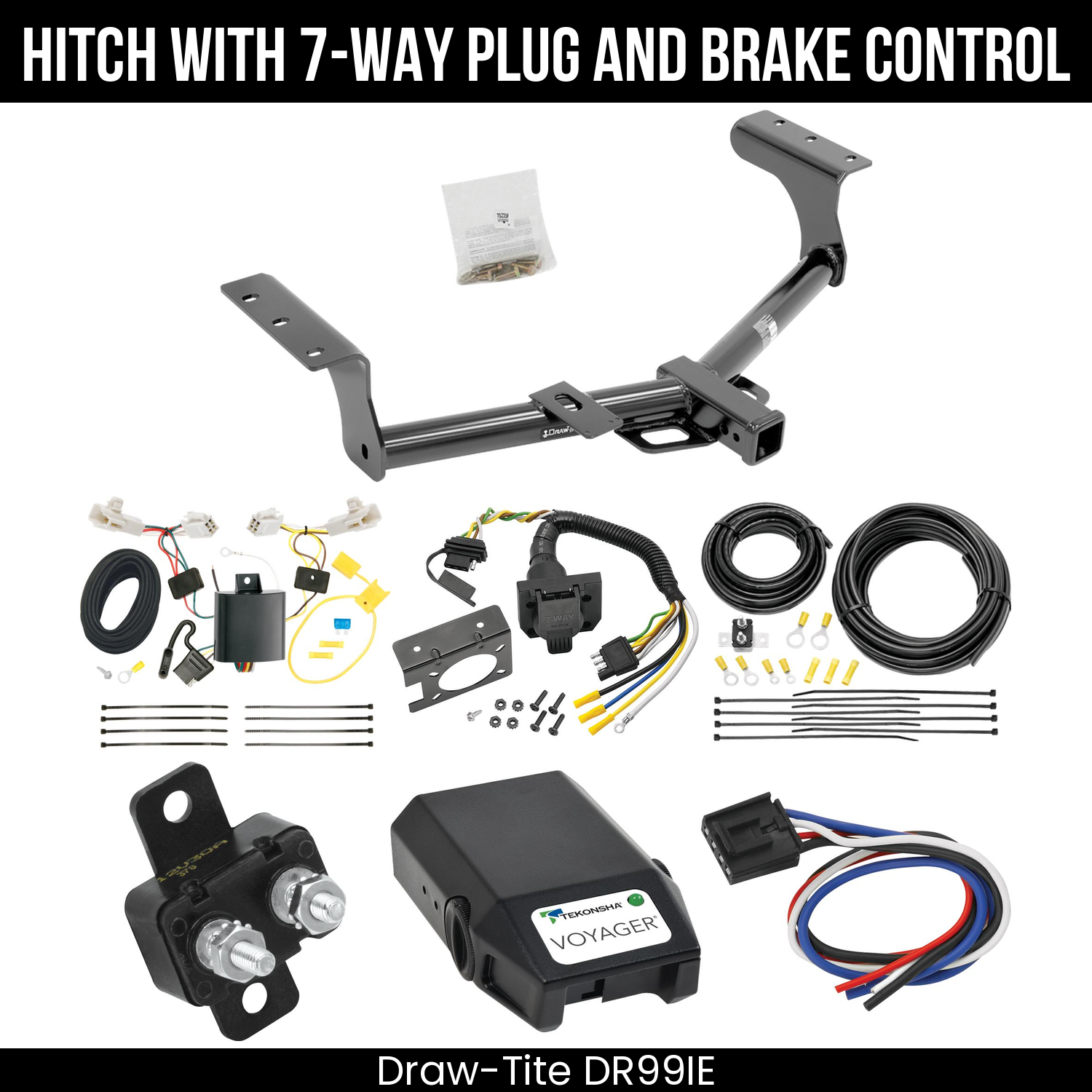 Trailer Hitch , 7-Way , Tekonsha Voyager Brake Control