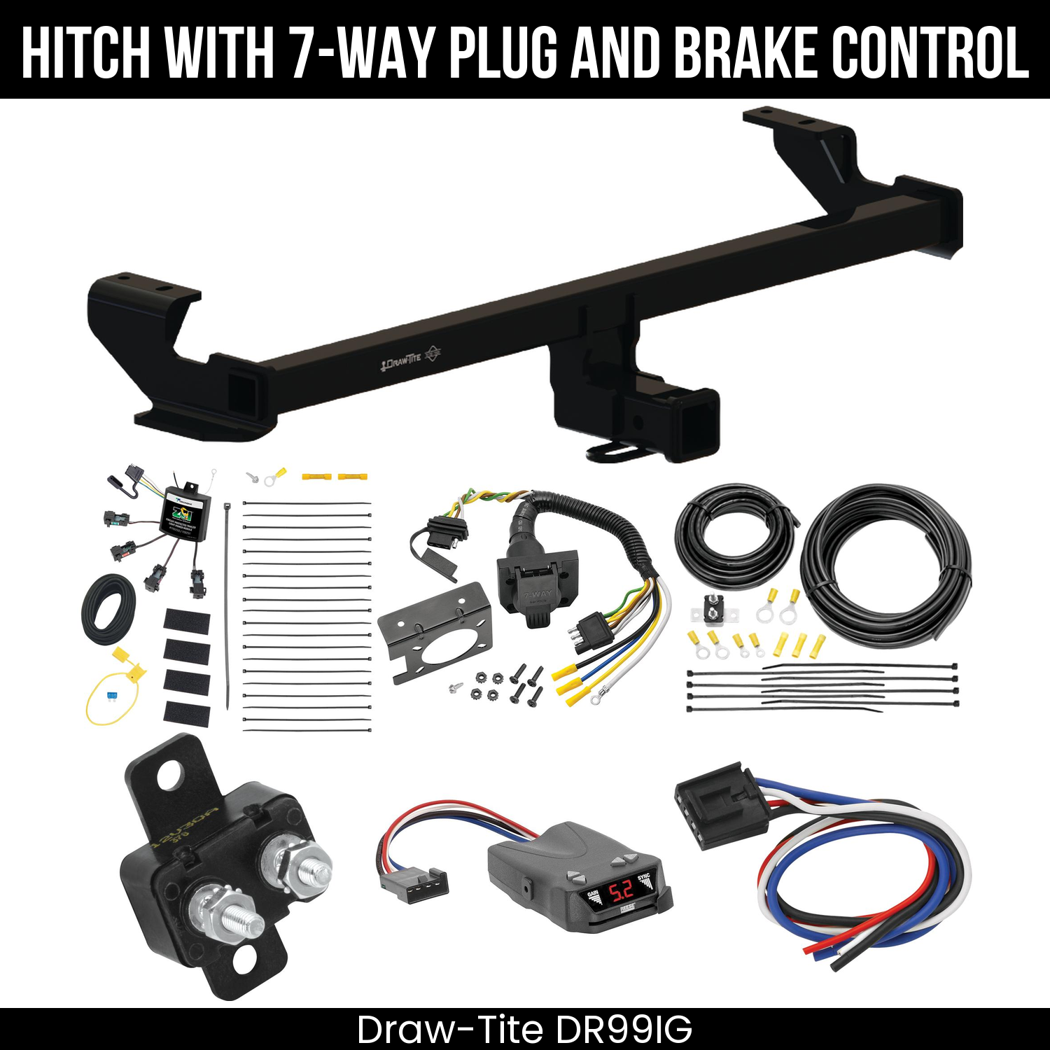 Trailer Hitch , 7-Way , Reese Brakeman IV Brake Control