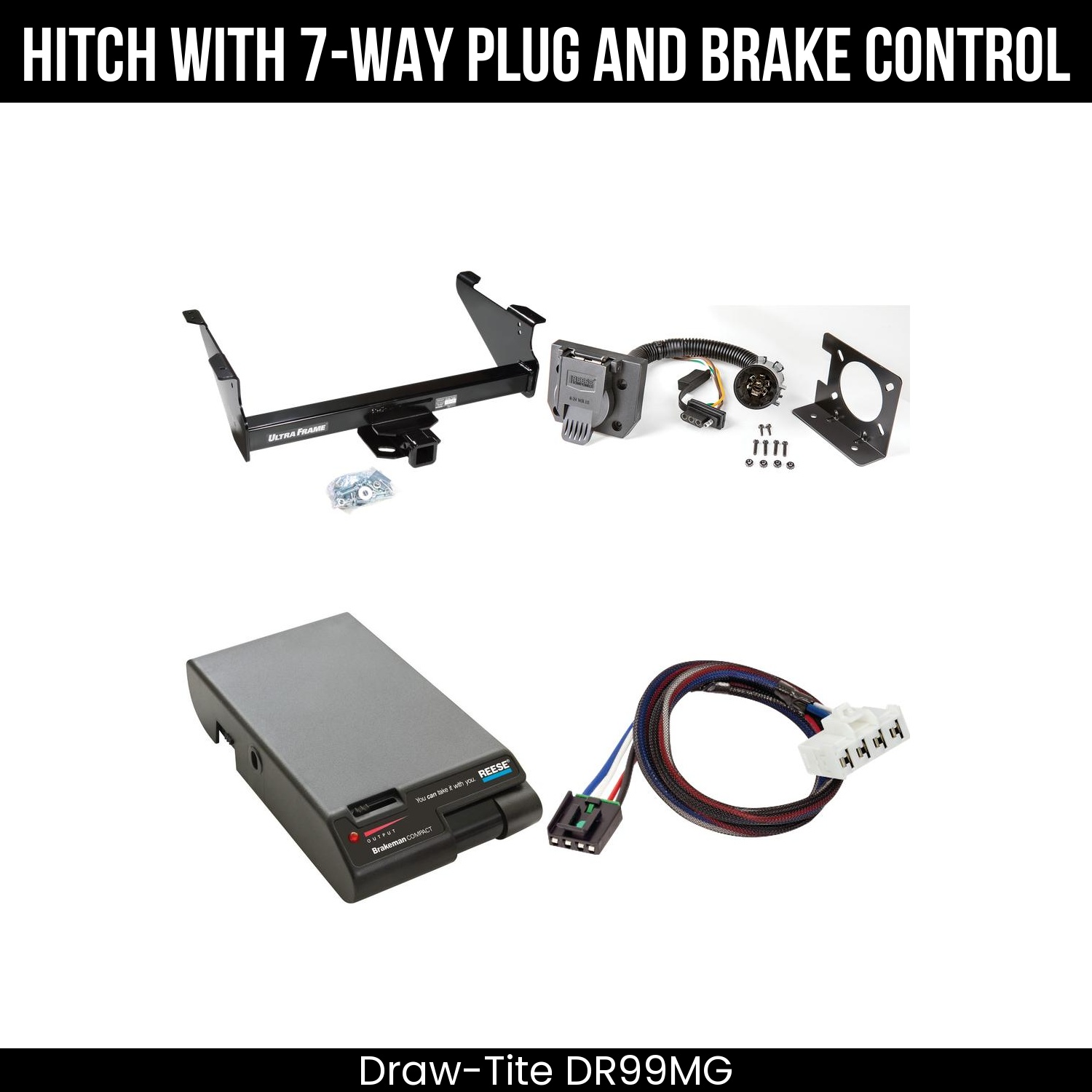 Trailer Hitch , 7-Way , Reese Brakeman Brake Control