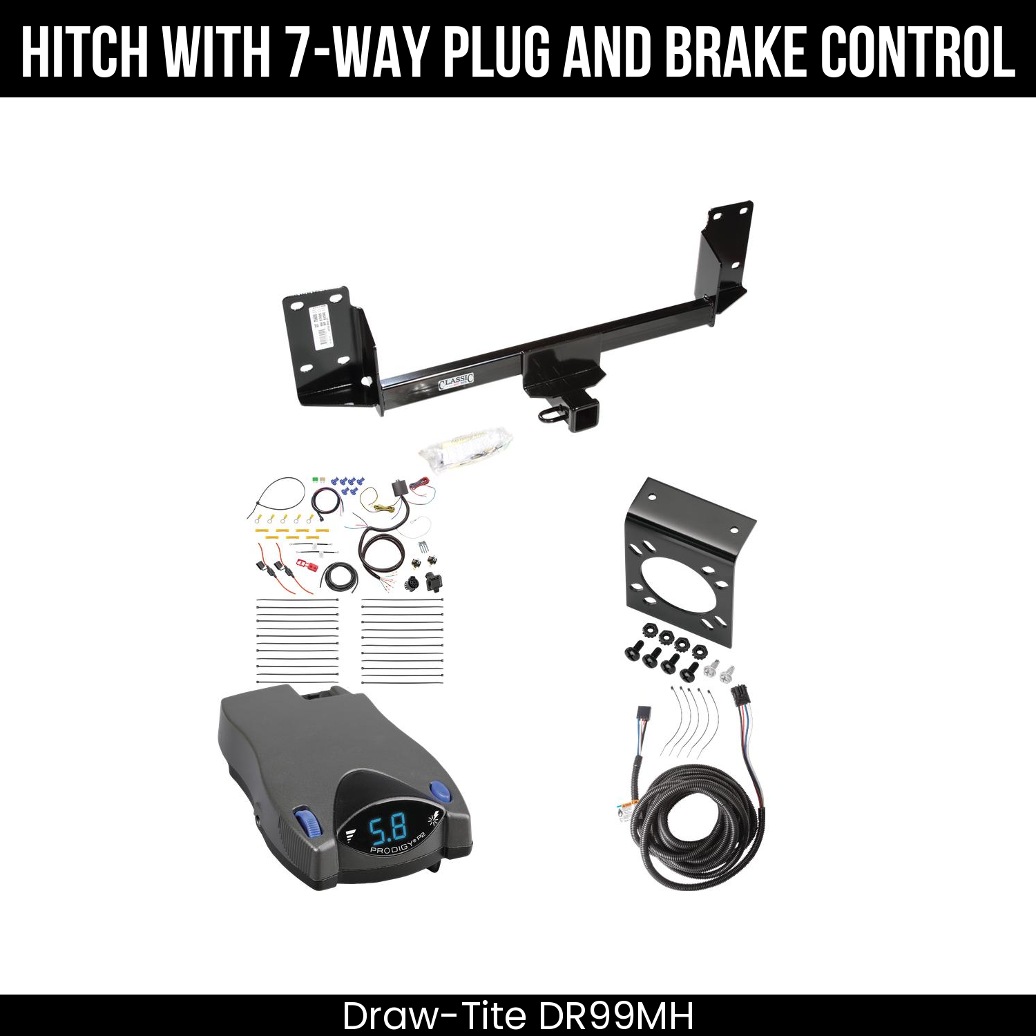 Trailer Hitch , 7-Way , Tekonsha Prodigy P2 Brake Control