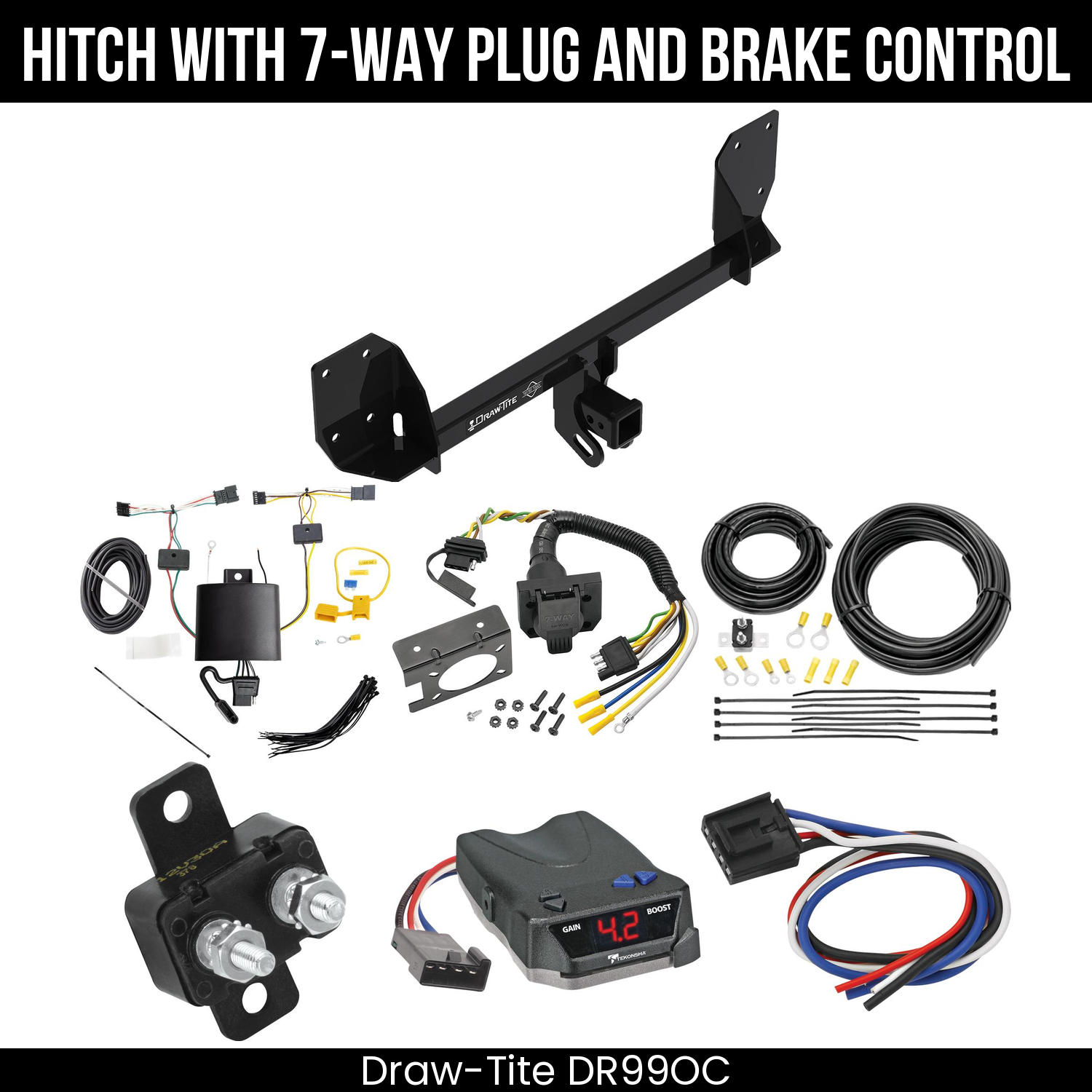 Trailer Hitch , 7-Way , Tekonsha Brake EVN Control
