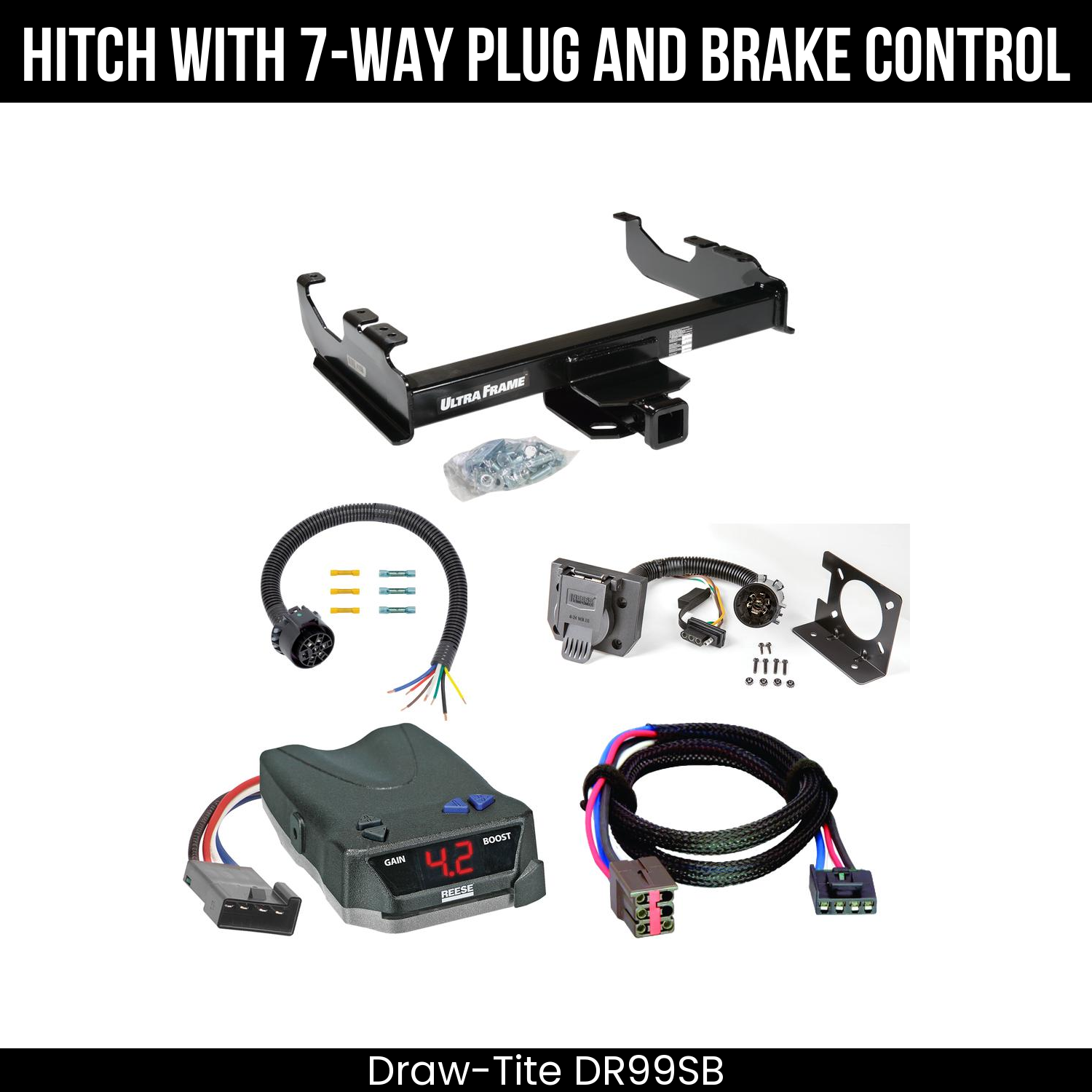 Trailer Hitch , 7-Way , Reese Brake EVN Control