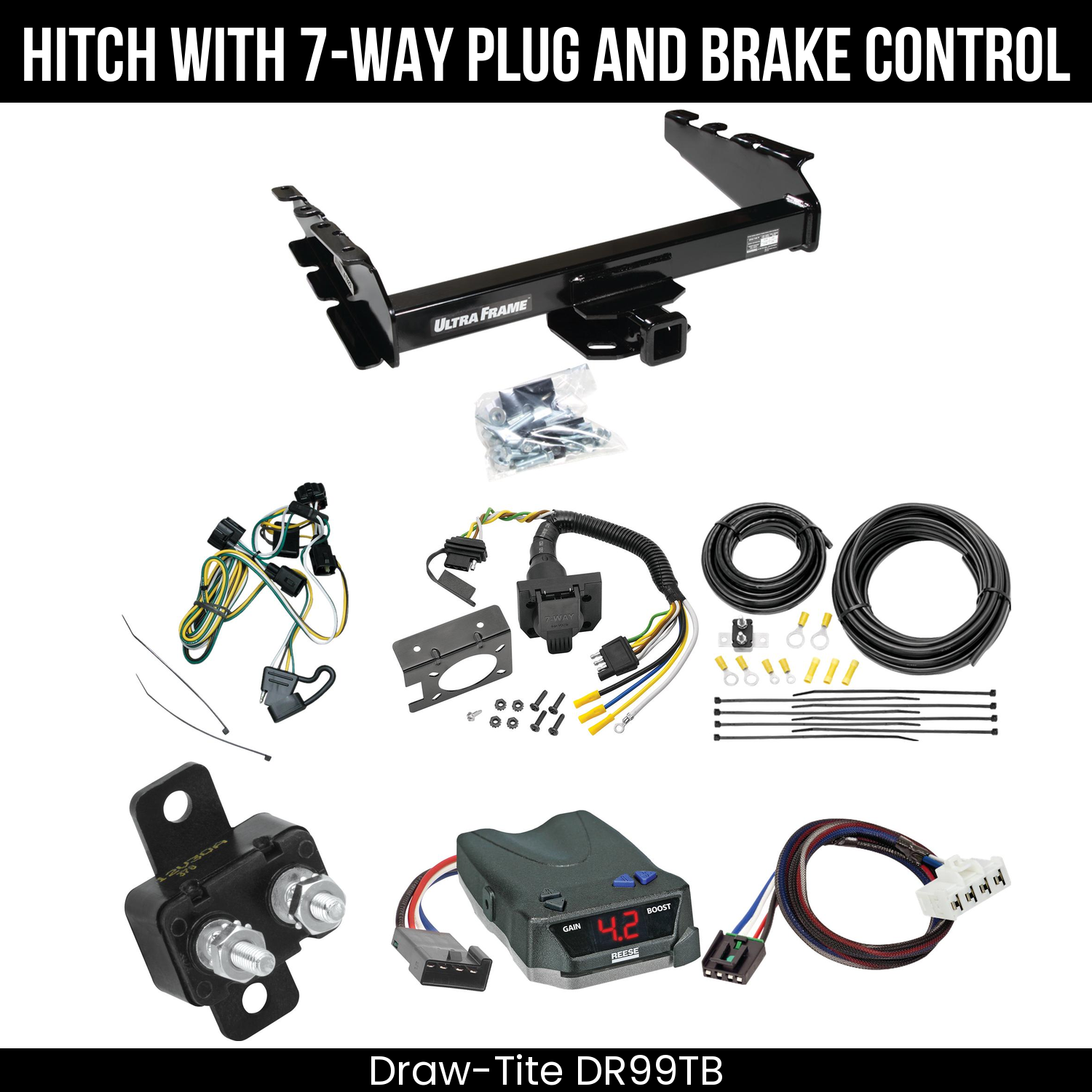 Trailer Hitch , 7-Way , Reese Brake EVN Control