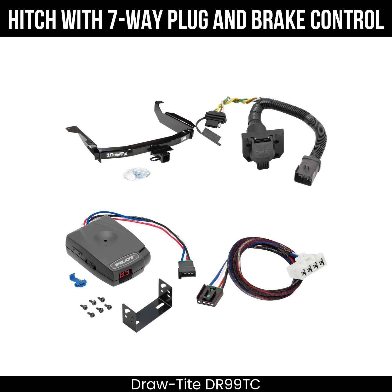Trailer Hitch , 7-Way , Pro Series Pilot Brake Control