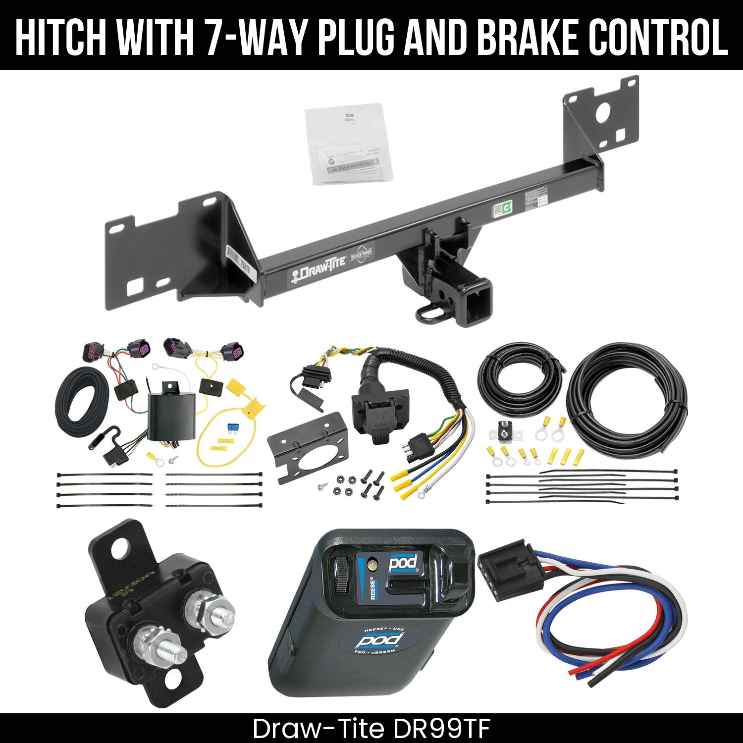 Trailer Hitch , 7-Way , Reese POD Brake Control