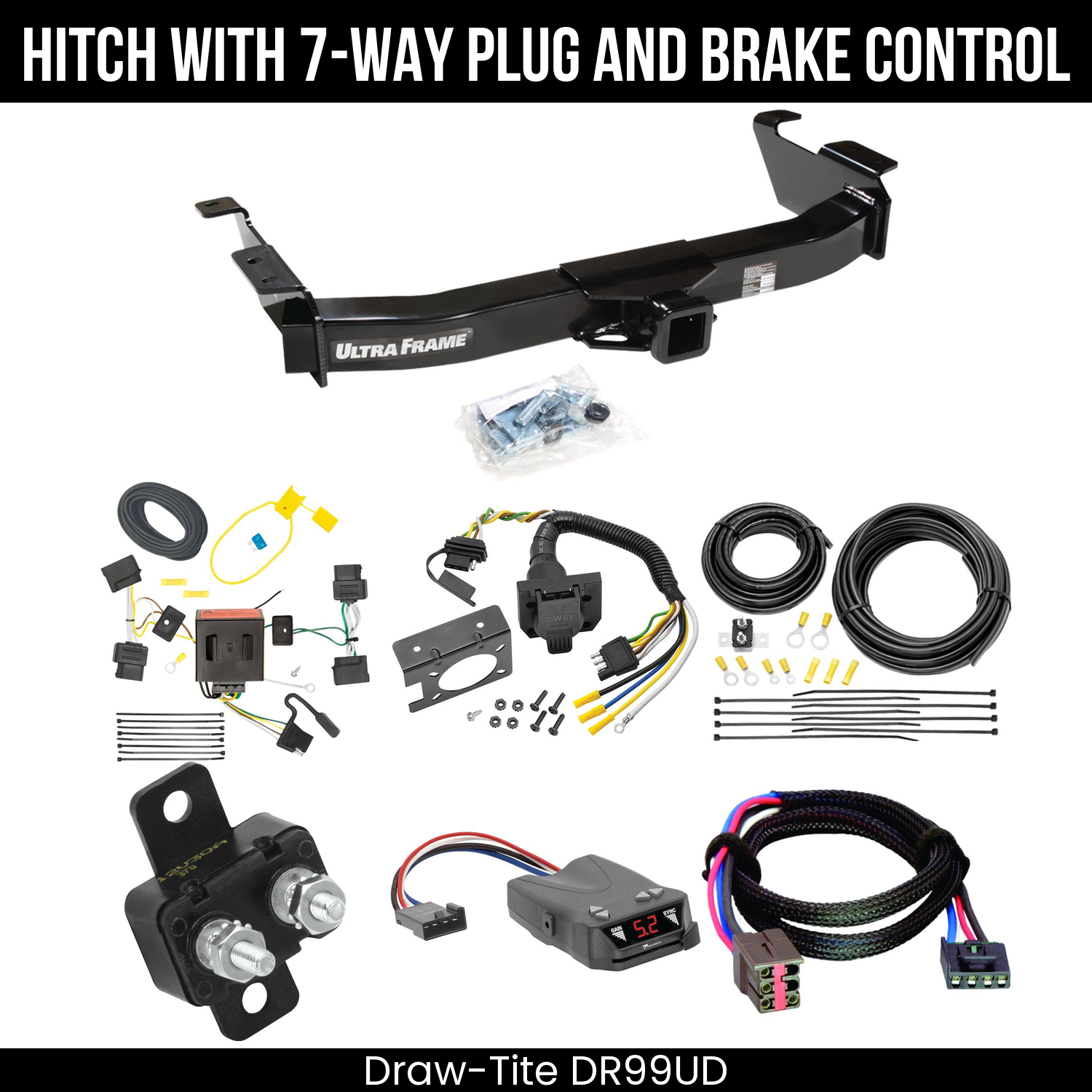 Trailer Hitch , 7-Way , Tekonsha Brakeman IV Brake Control