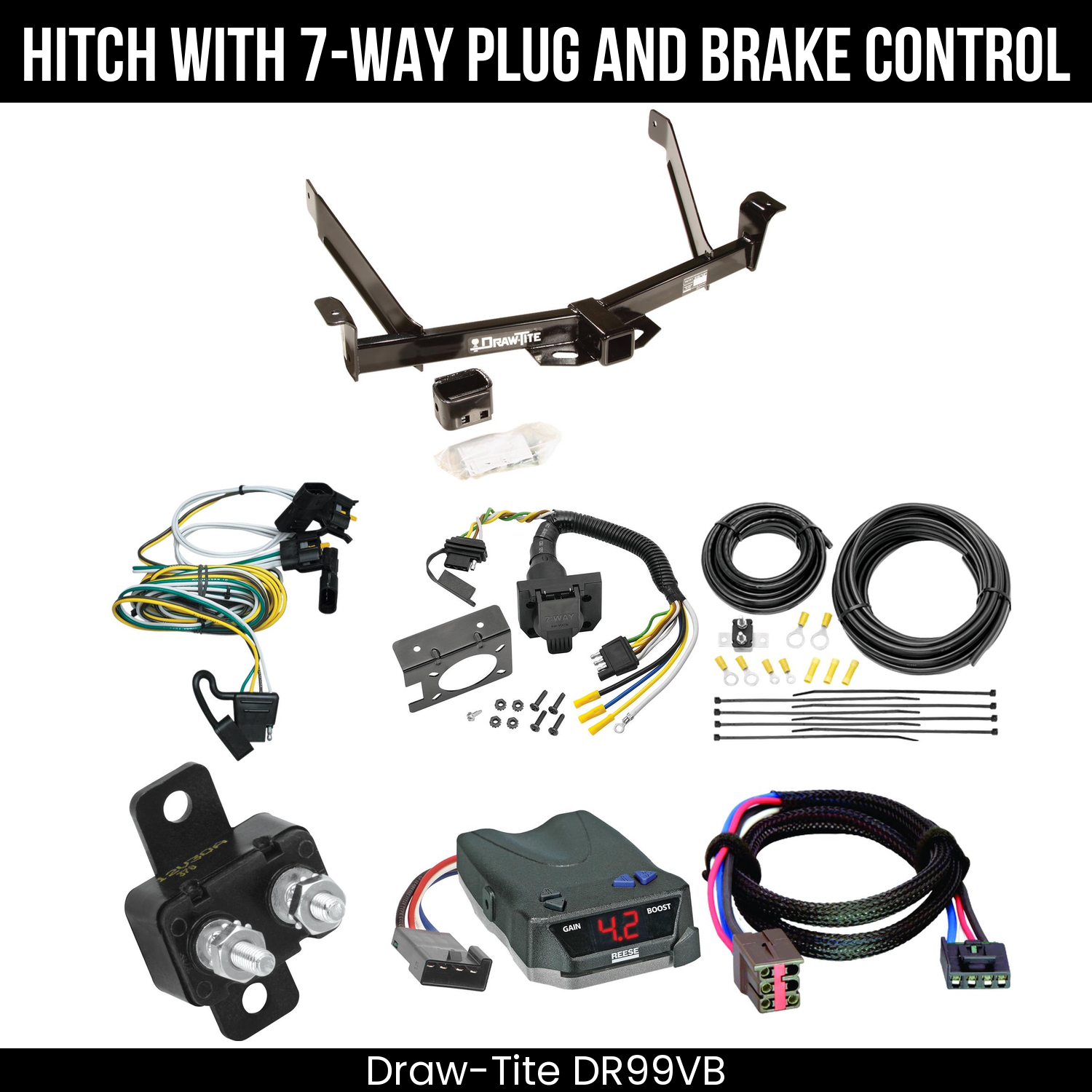 Trailer Hitch , 7-Way , Reese Brake EVN Control