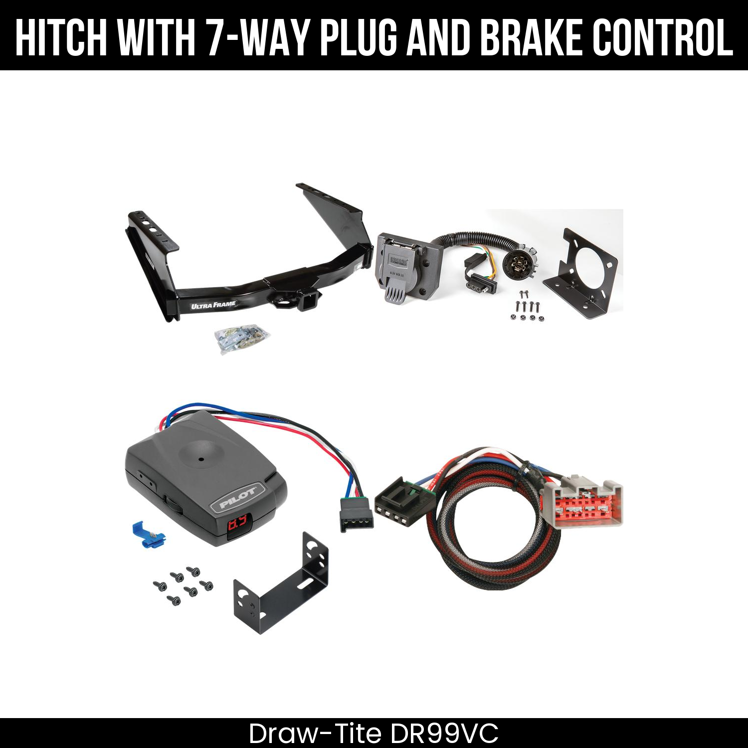 Trailer Hitch , 7-Way , Pro Series Pilot Brake Control