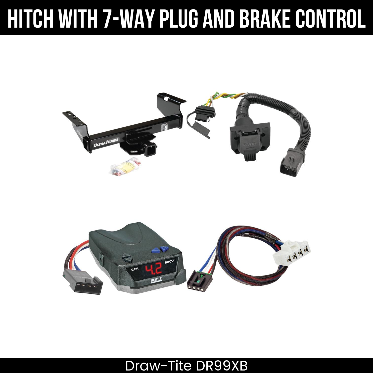 Trailer Hitch , 7-Way , Reese Brake EVN Control