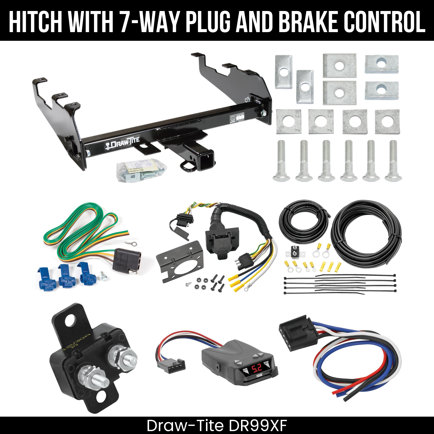 Trailer Hitch , 7-Way , Reese Brakeman IV Brake Control