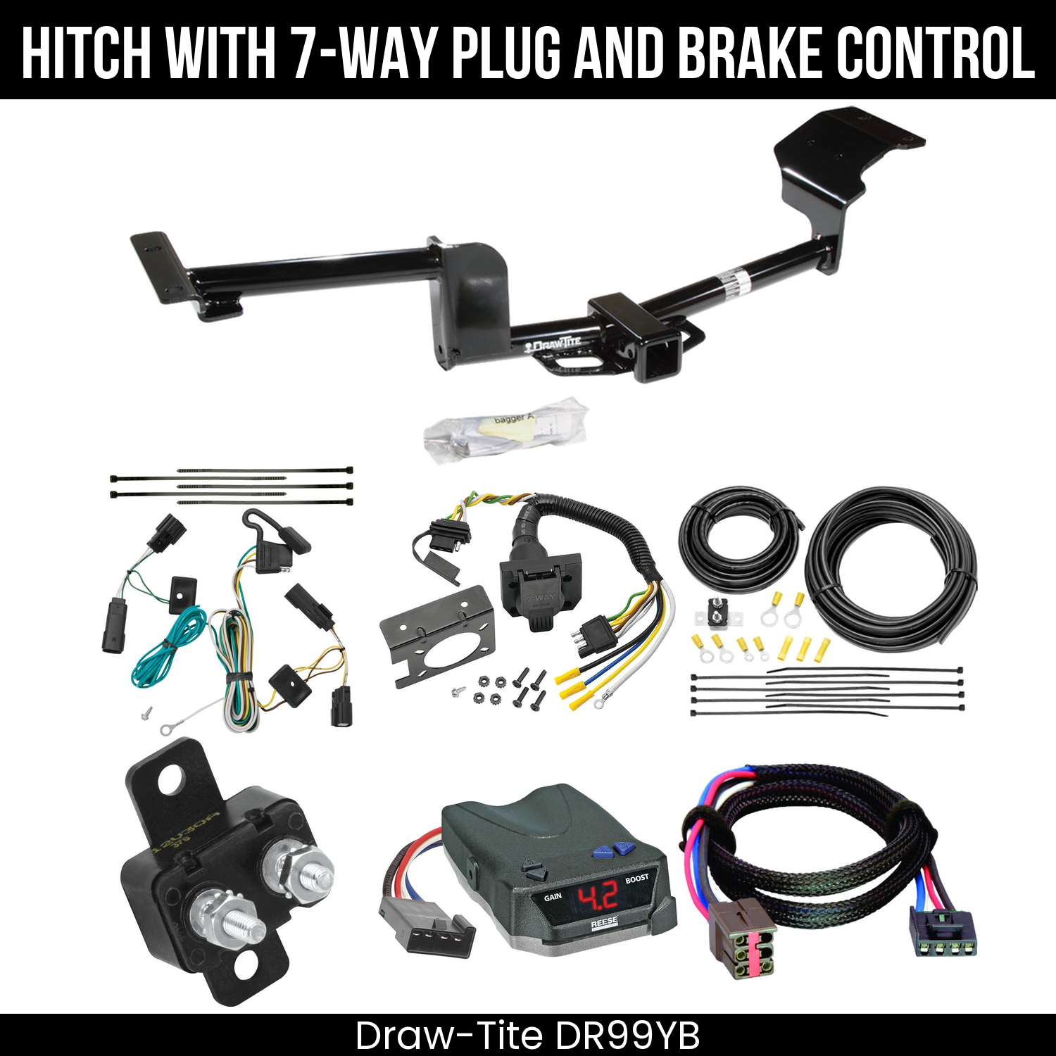 Trailer Hitch , 7-Way , Reese Brake EVN Control