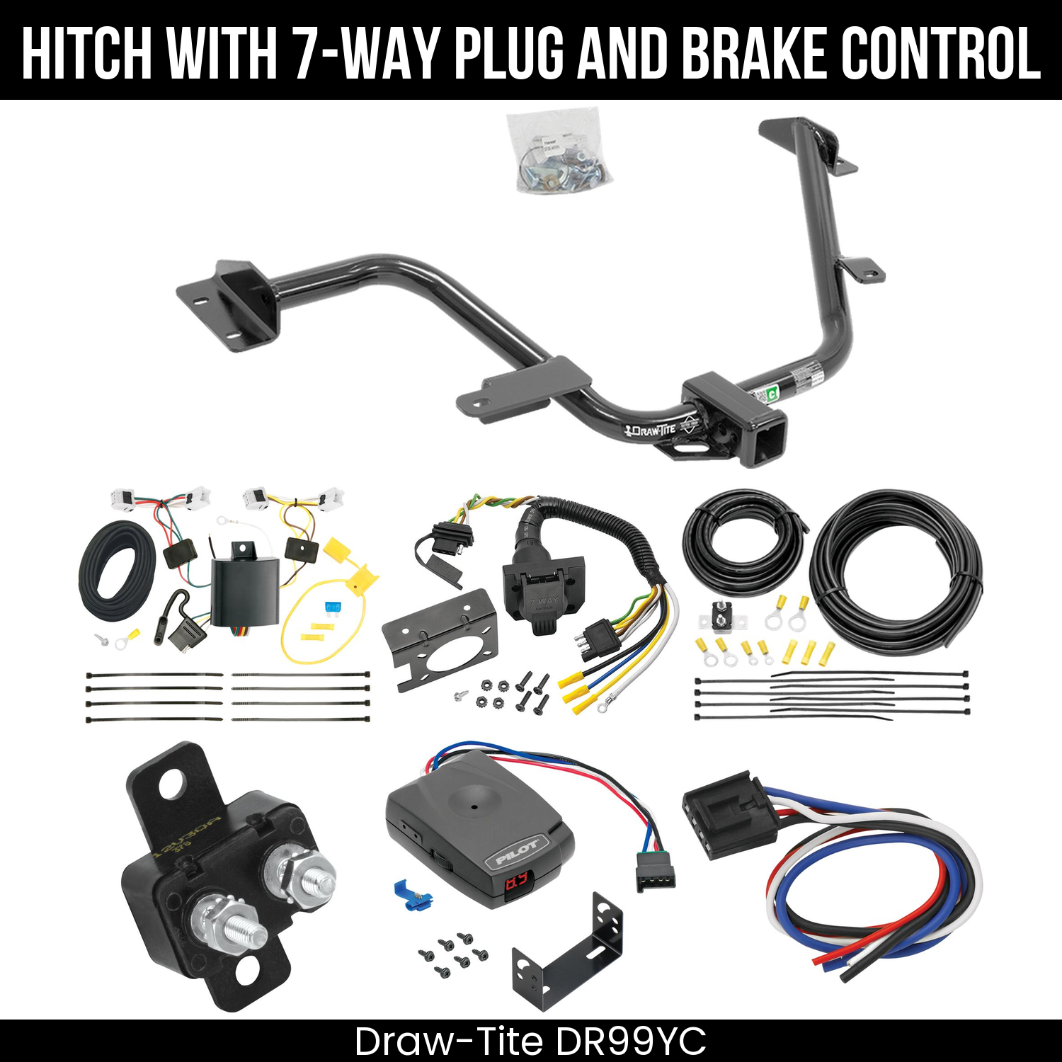 Trailer Hitch , 7-Way , Pro Series Pilot Brake Control