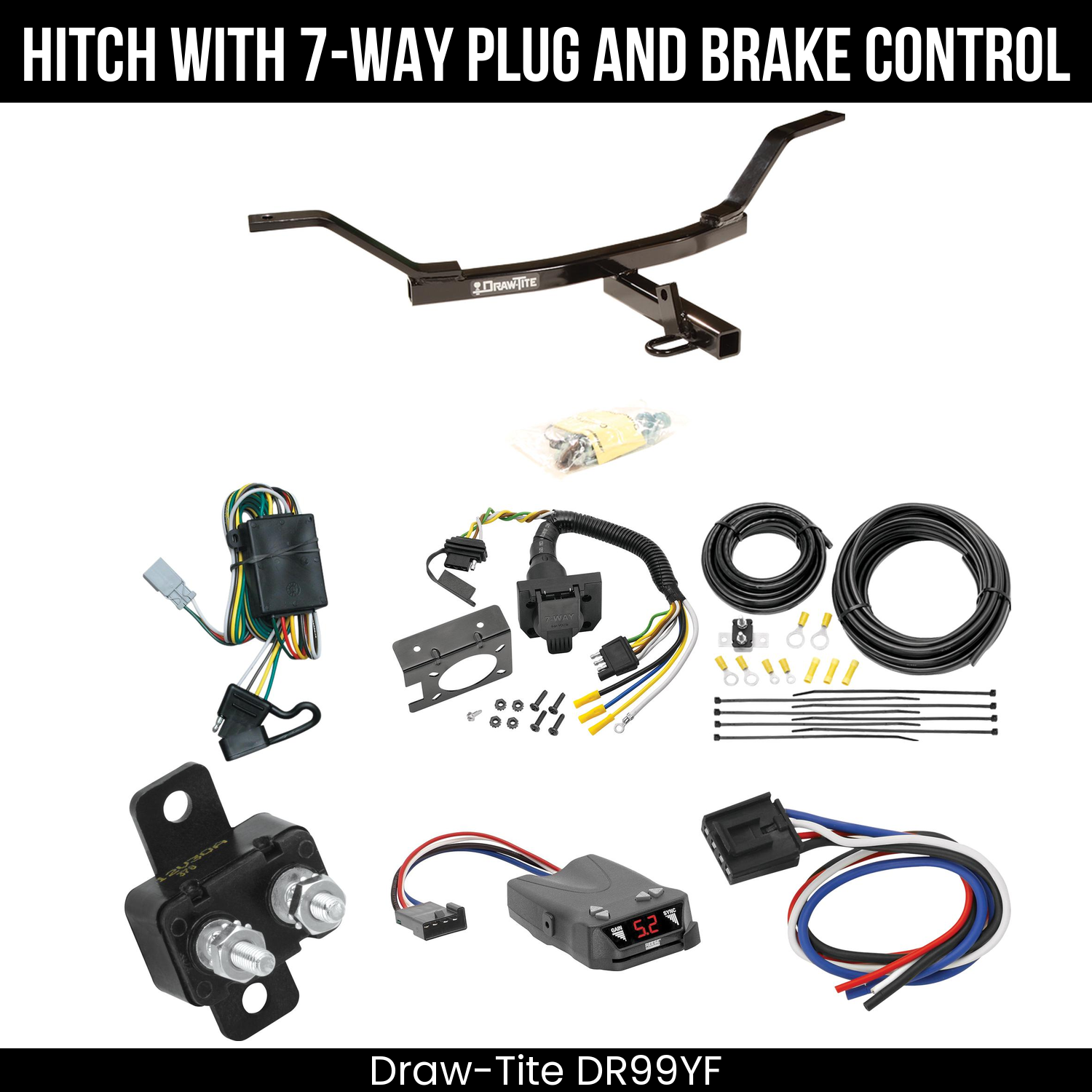 Trailer Hitch , 7-Way , Reese Brakeman IV Brake Control