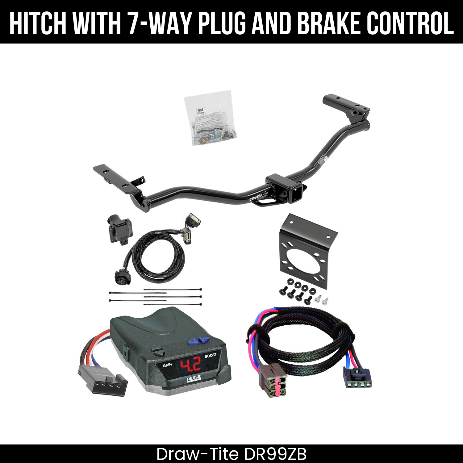 Trailer Hitch , 7-Way , Reese Brake EVN Control