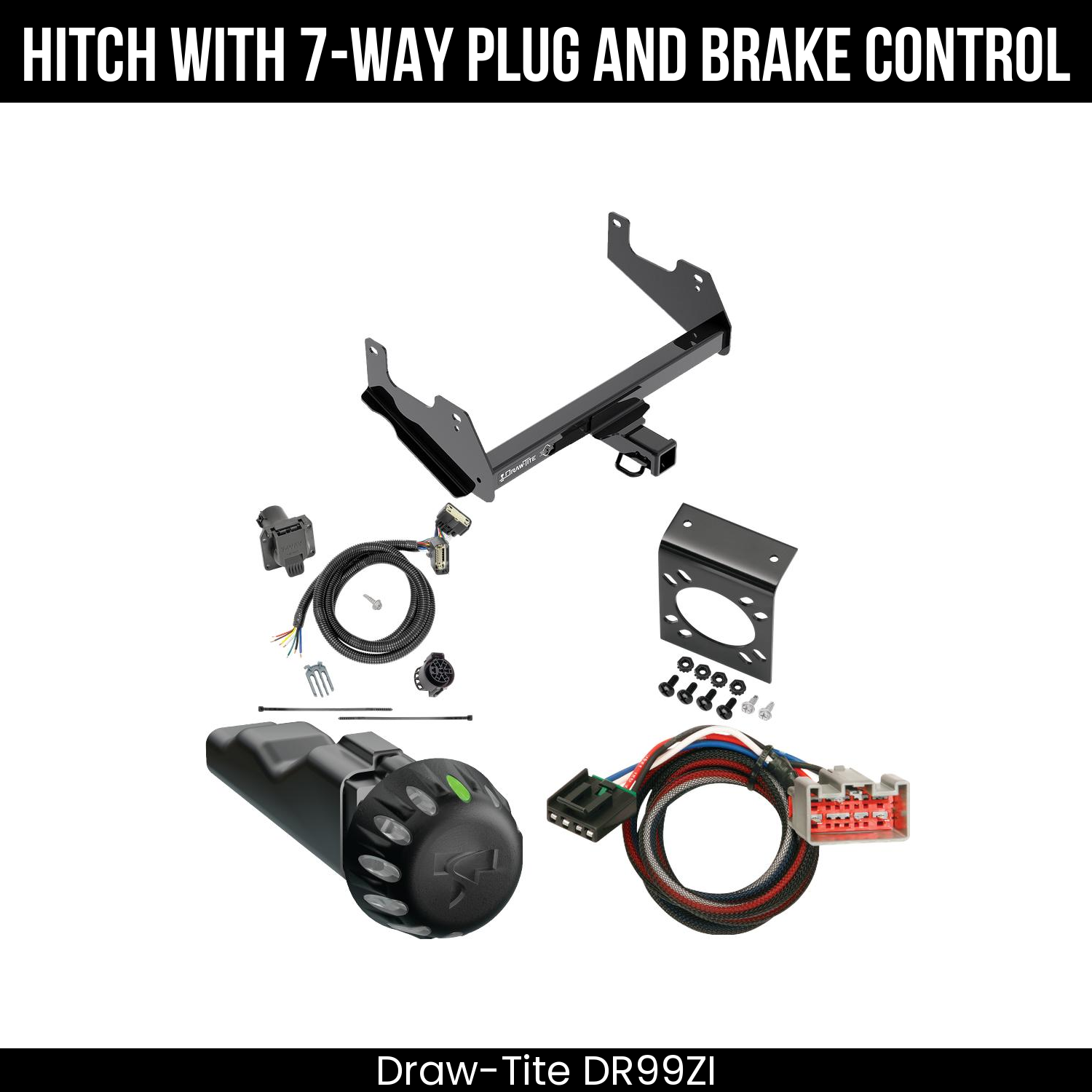 Trailer Hitch , 7-Way , Tekonsha Voyager iD Smart Brake Control