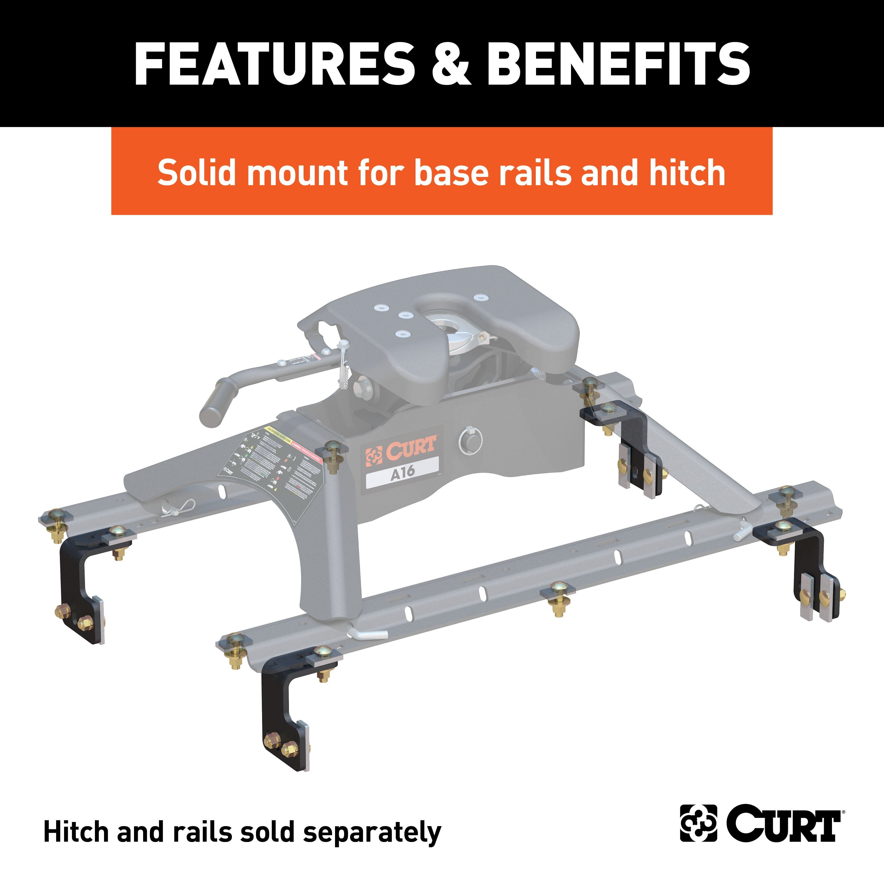 Semi-Custom 5th Wheel Brackets,Universal 5th Wheel Base Rails,Bent Plate Gooseneck Hitch