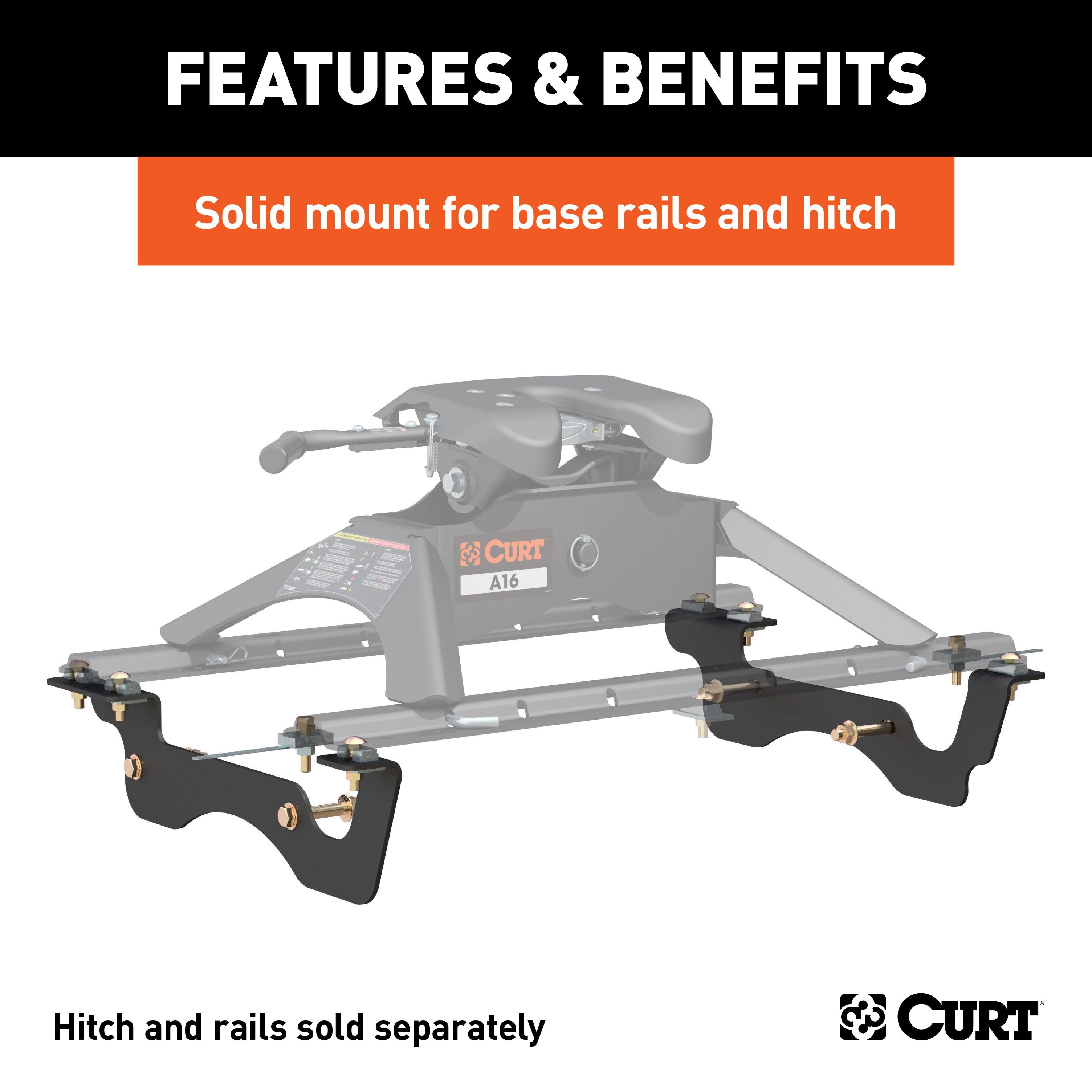 Custom 5th Wheel Brackets,Universal 5th Wheel Base Rails,Bent Plate Gooseneck Hitch