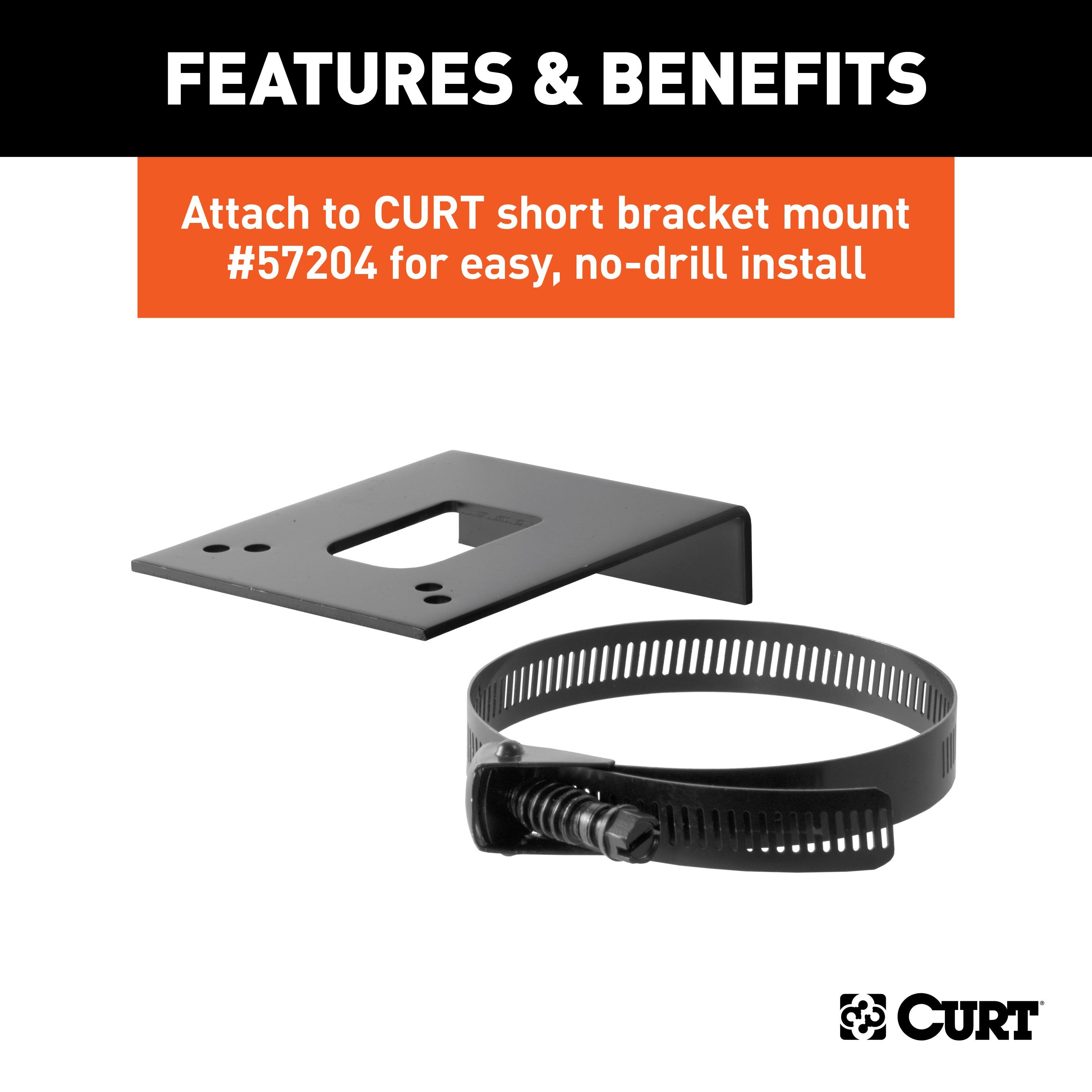 Trailer Wiring 5-Flat Plug w/ Bracket