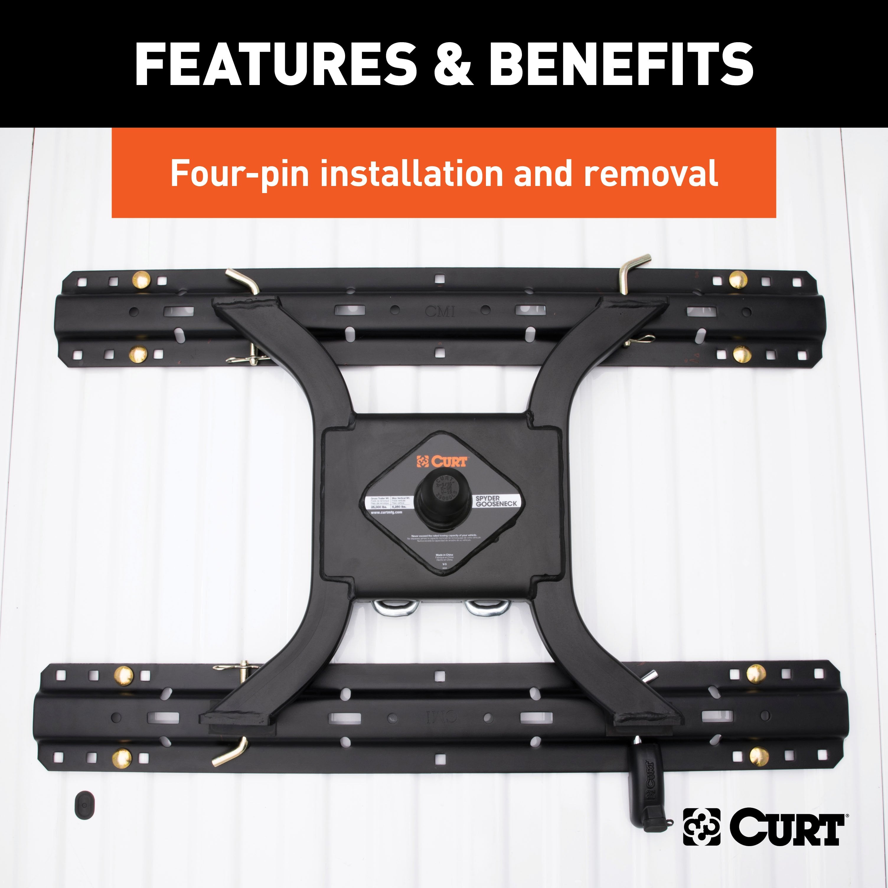 Custom 5th Wheel Brackets,Universal 5th Wheel Base Rails,Spyder Gooseneck Hitch