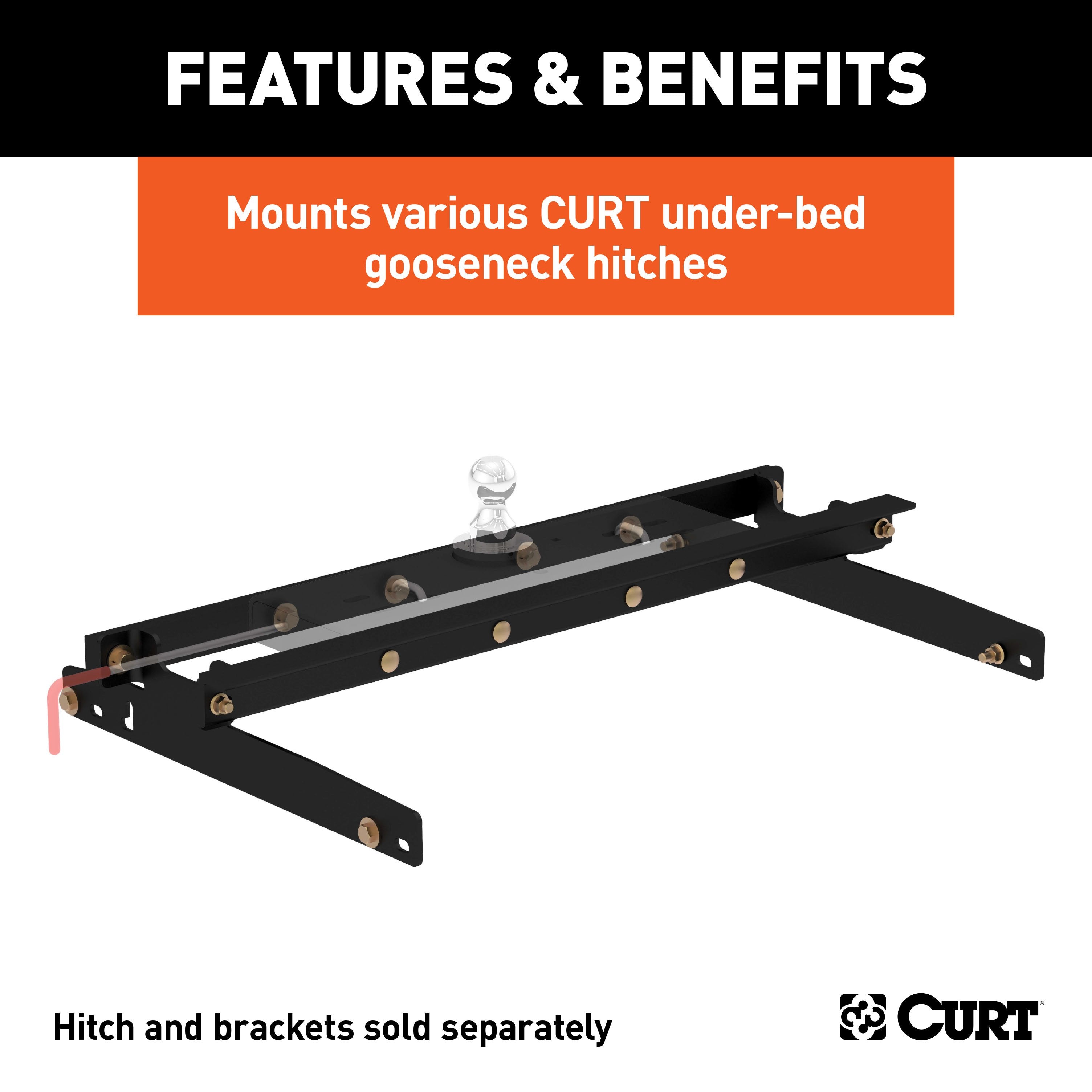 Under-Bed Gooseneck Install Brackets