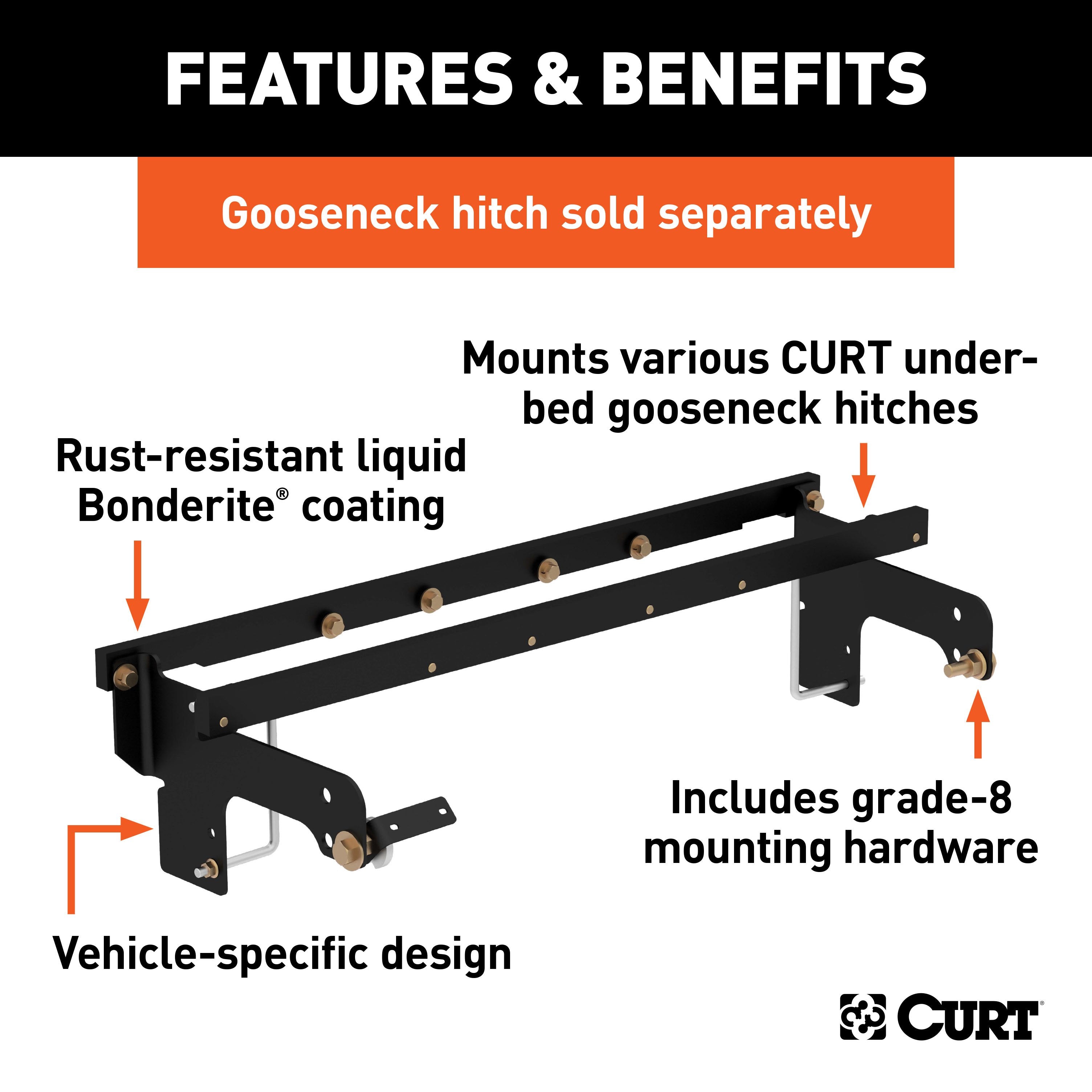 Under-Bed Gooseneck Install Brackets