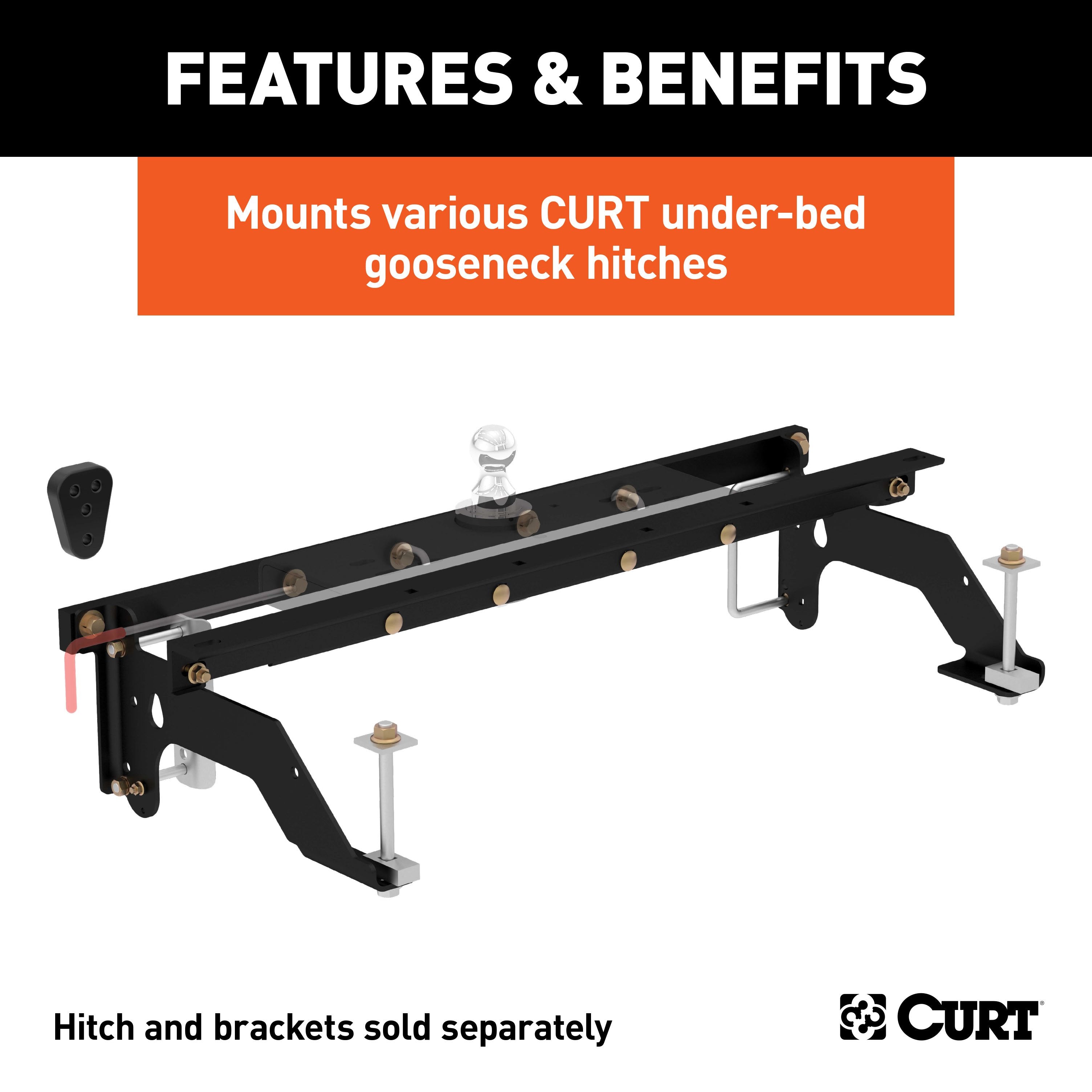 Under-Bed Gooseneck Install Brackets