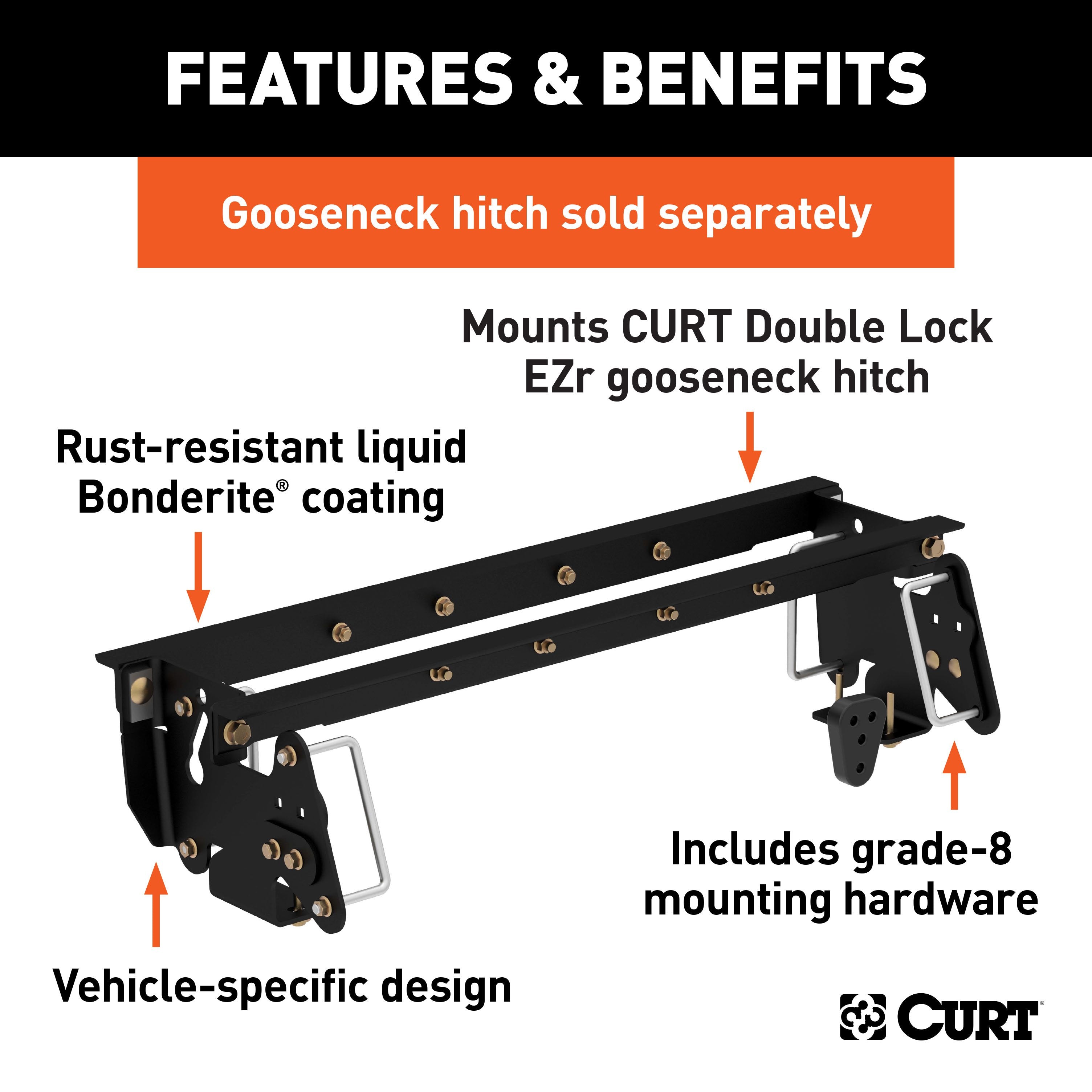 Double Lock EZr Gooseneck Install Brackets