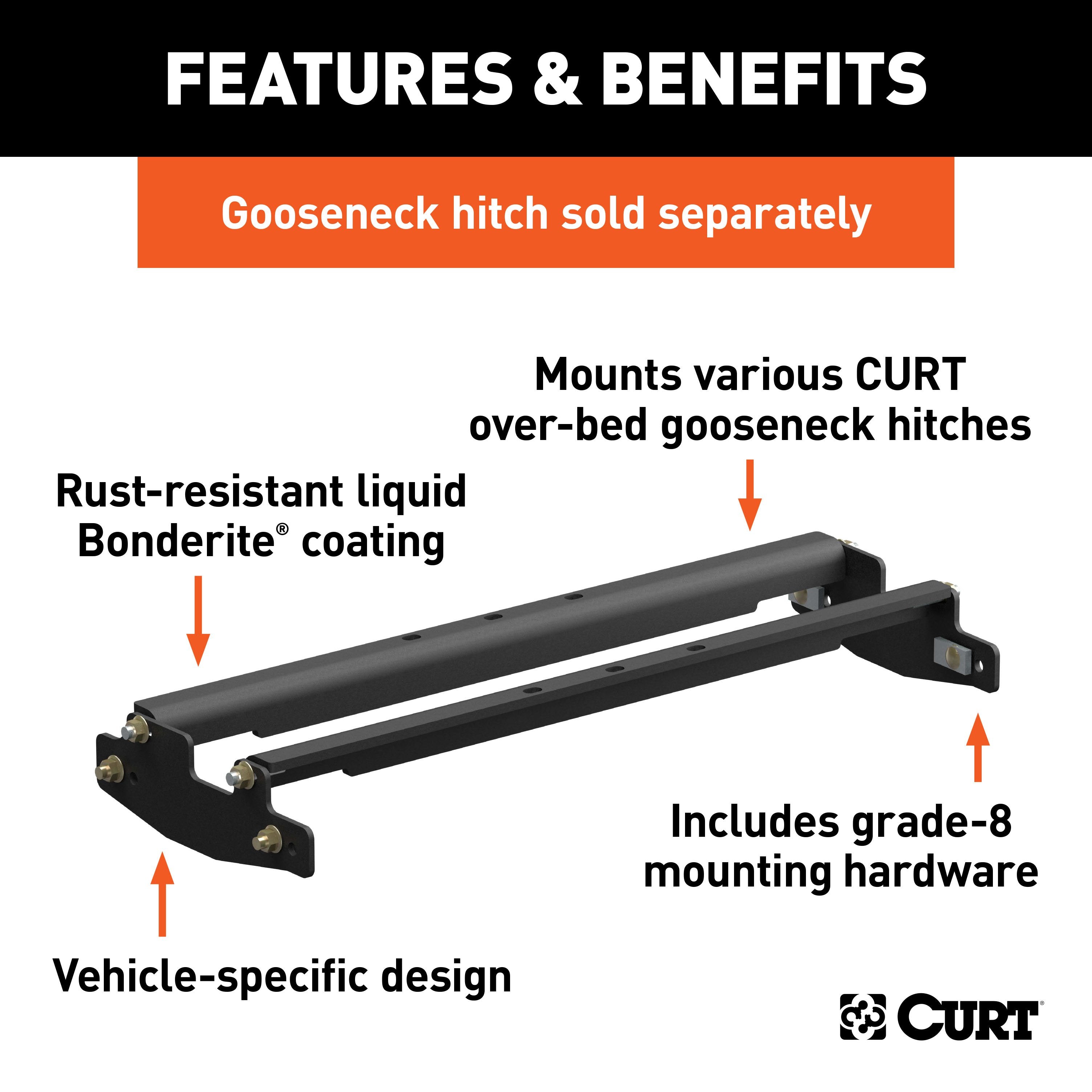 Over-Bed Gooseneck Install Brackets,Over-Bed Gooseneck Hitch