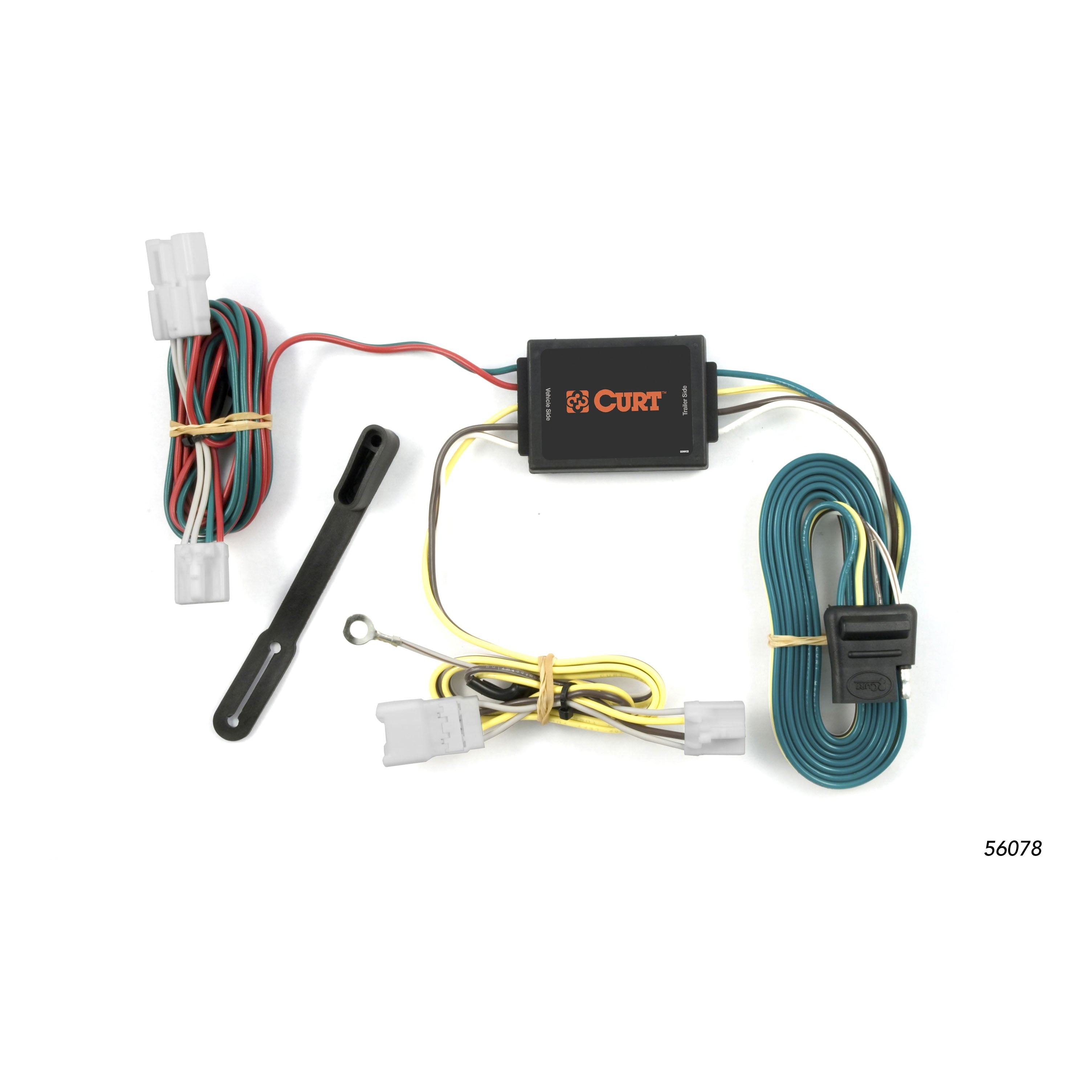 Trailer Wiring 5-Flat Plug w/ Bracket