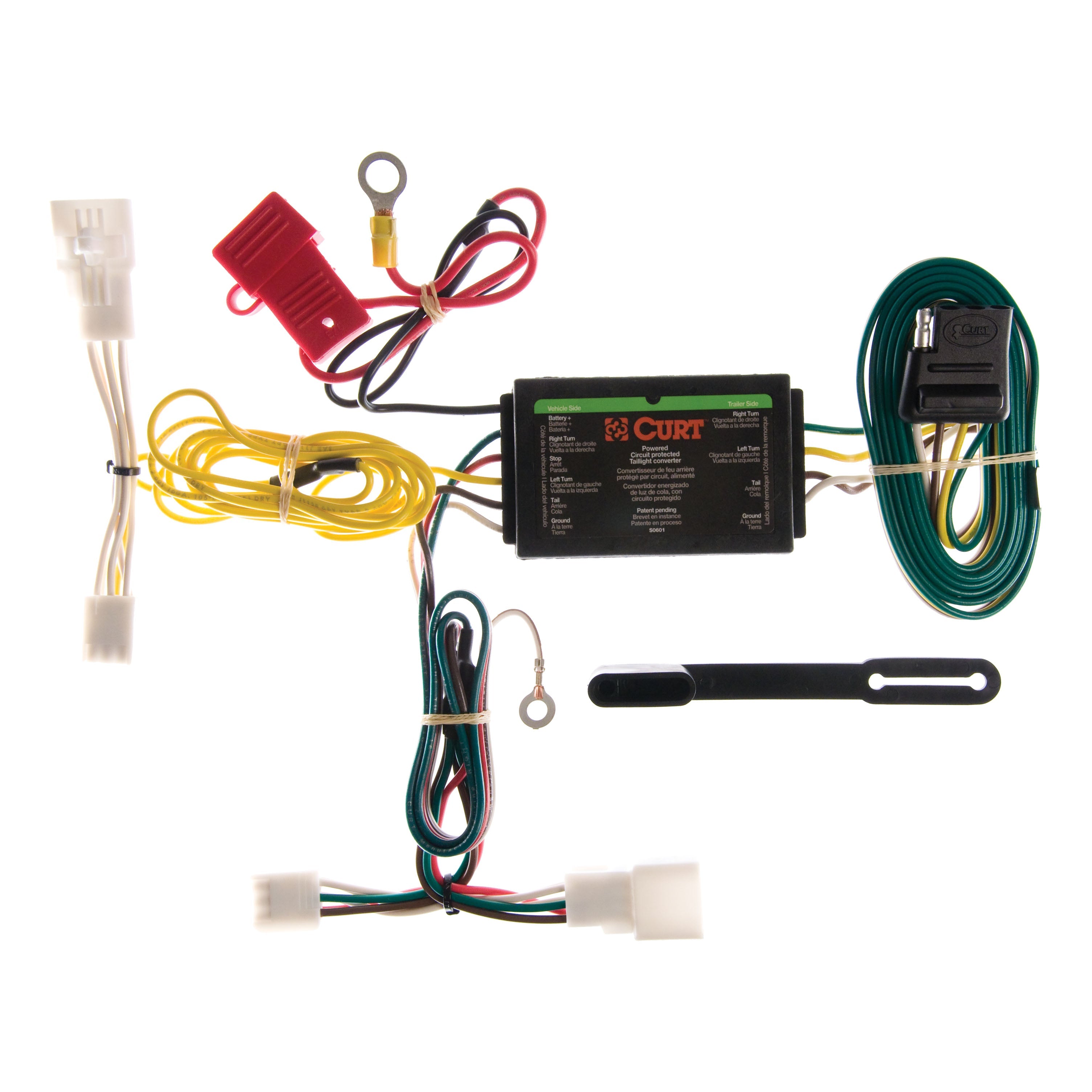 Trailer Wiring 5-Flat Plug w/ Bracket