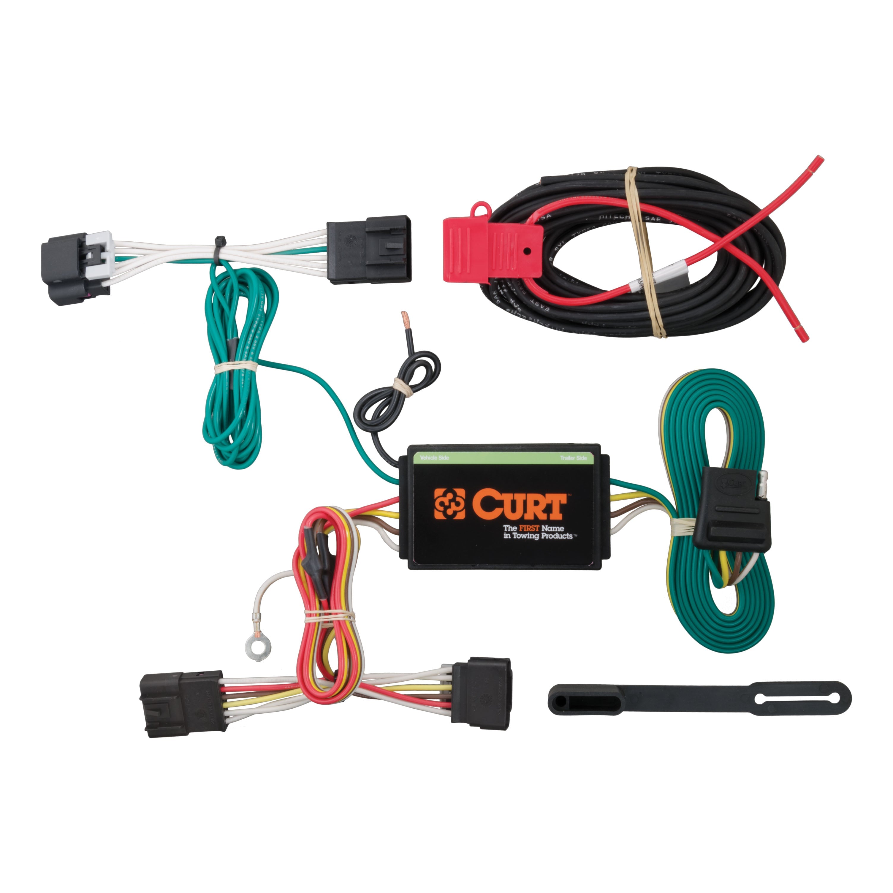 Trailer Wiring 5-Flat Plug w/ Bracket