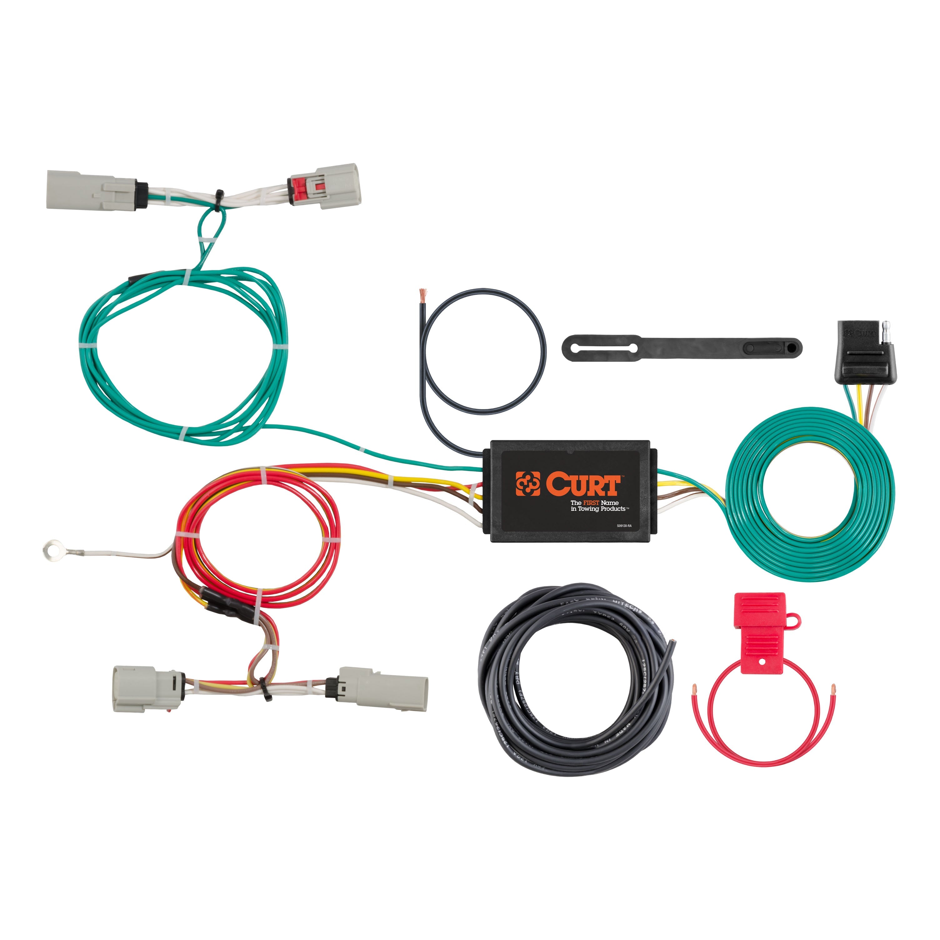 Trailer Wiring 5-Flat Plug w/ Bracket