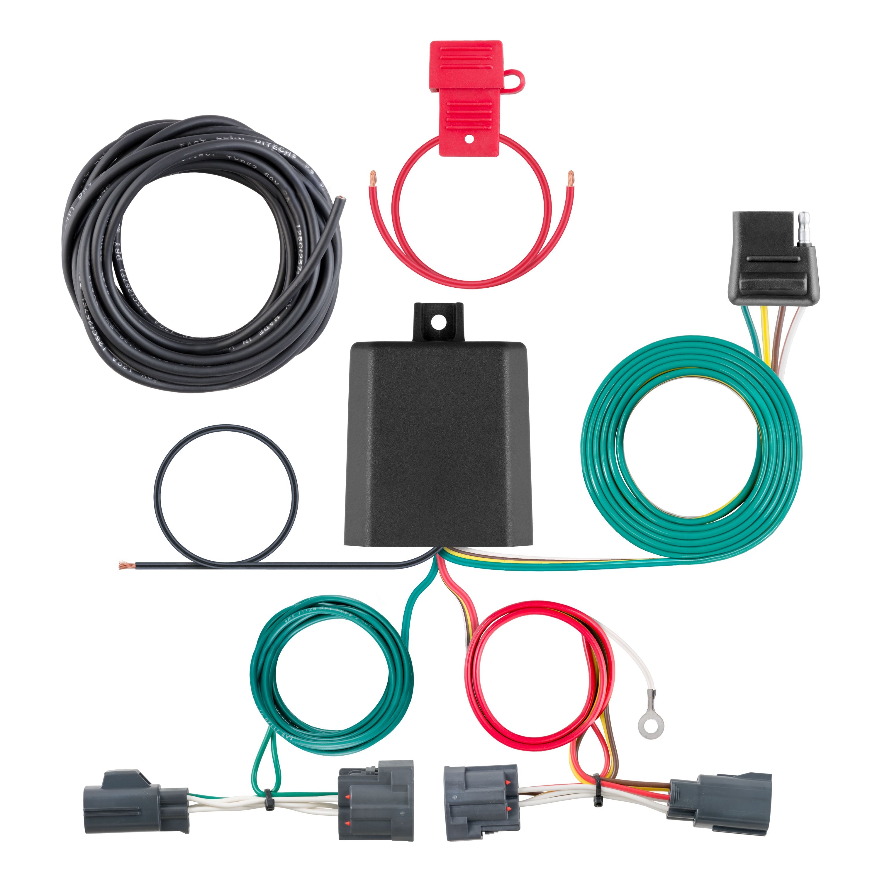 Trailer Wiring 7-Way Plug w/ Bracket , TriFlex NEXT Brake Control