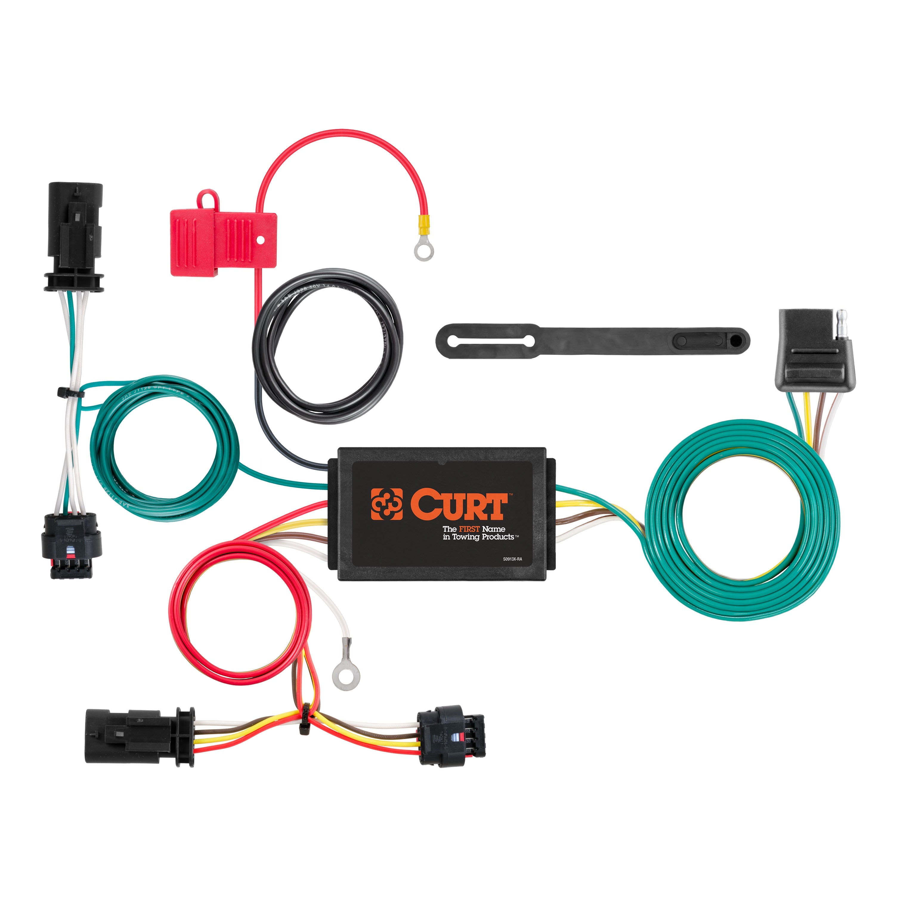 Trailer Wiring 5-Flat Plug w/ Bracket