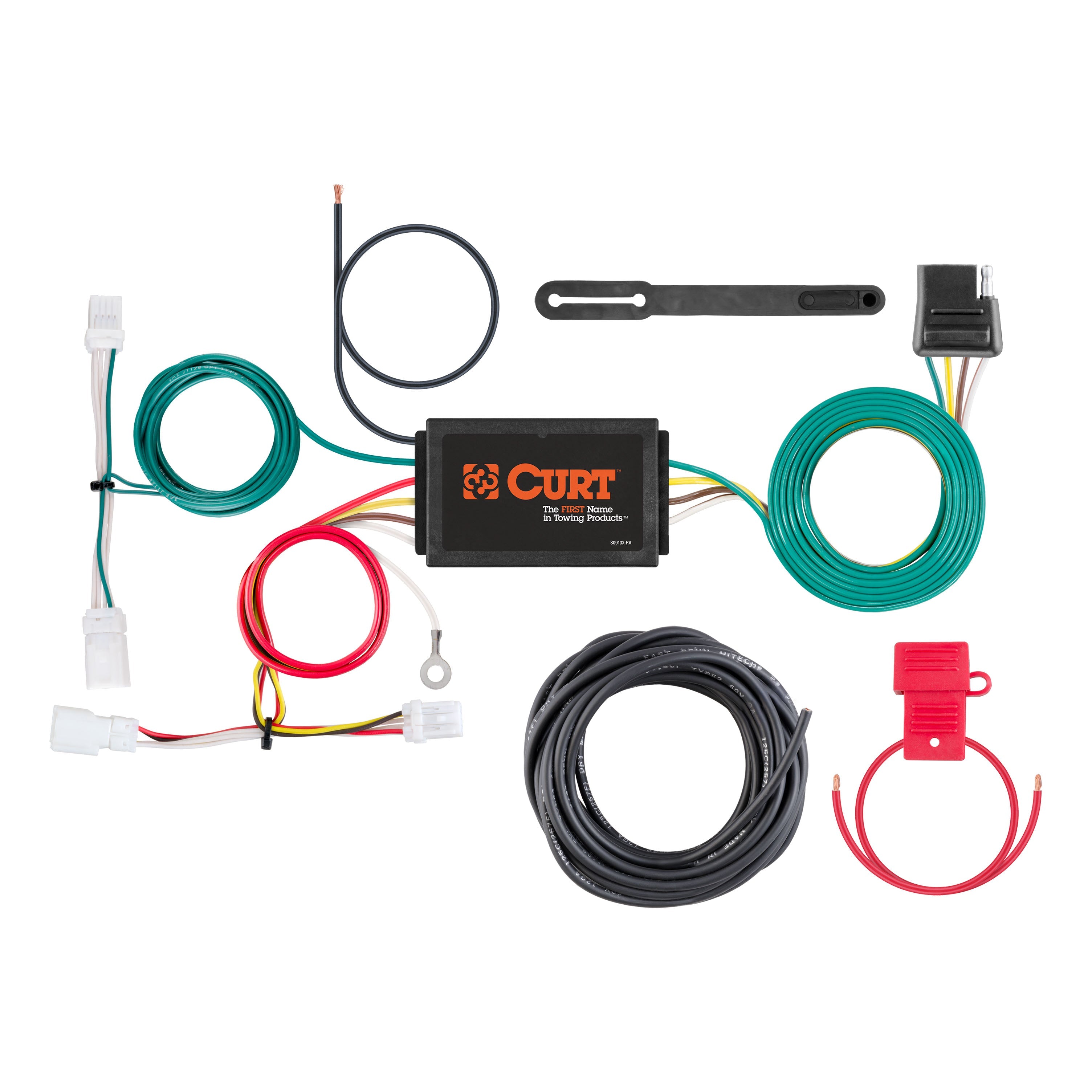 Trailer Wiring 5-Flat Plug w/ Bracket