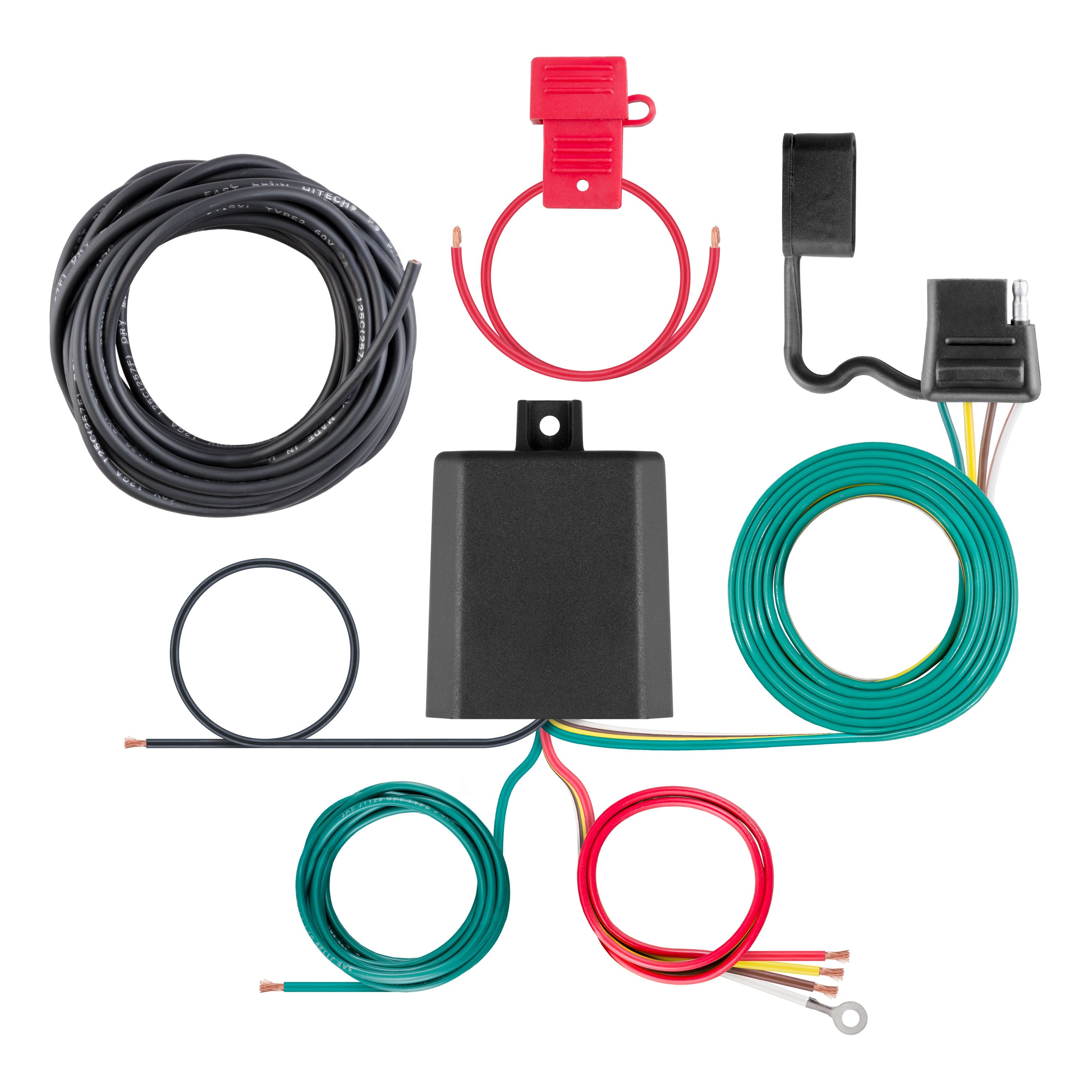 Trailer Wiring 5-Flat Plug w/ Bracket