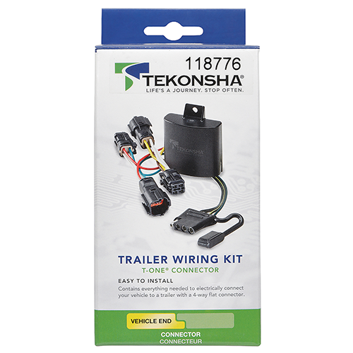 Trailer Wiring 5-Flat Plug w/ Bracket