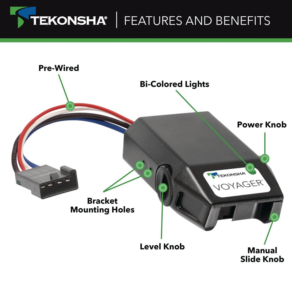 Trailer Hitch , 7-Way , Tekonsha Voyager Brake Control