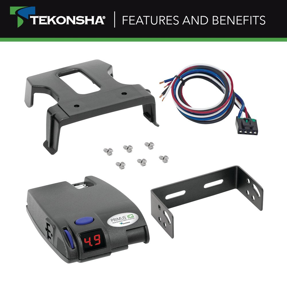 Trailer Hitch , 7-Way , Tekonsha Primus IQ Brake Control