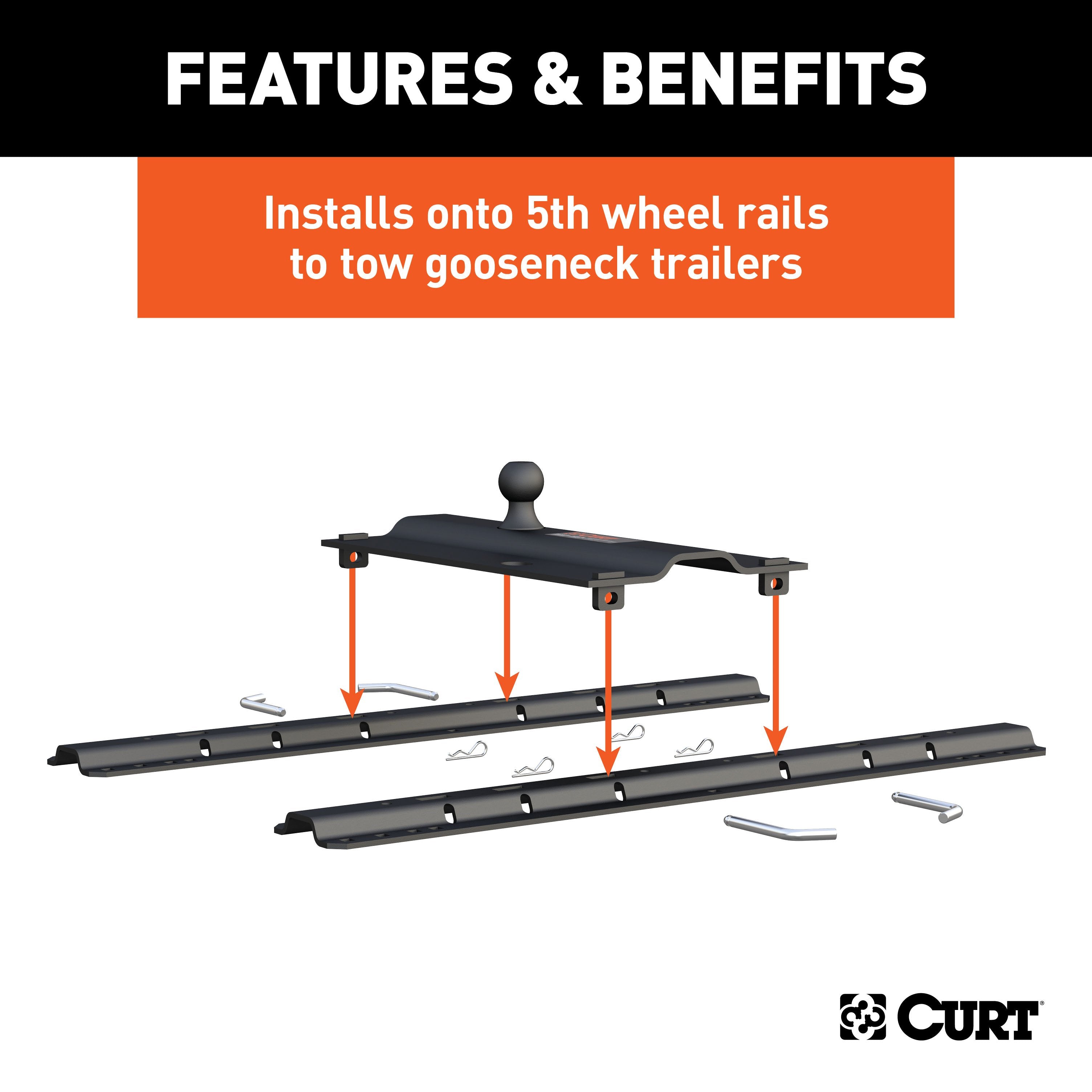 Semi-Custom 5th Wheel Brackets,Universal 5th Wheel Base Rails,Bent Plate Gooseneck Hitch