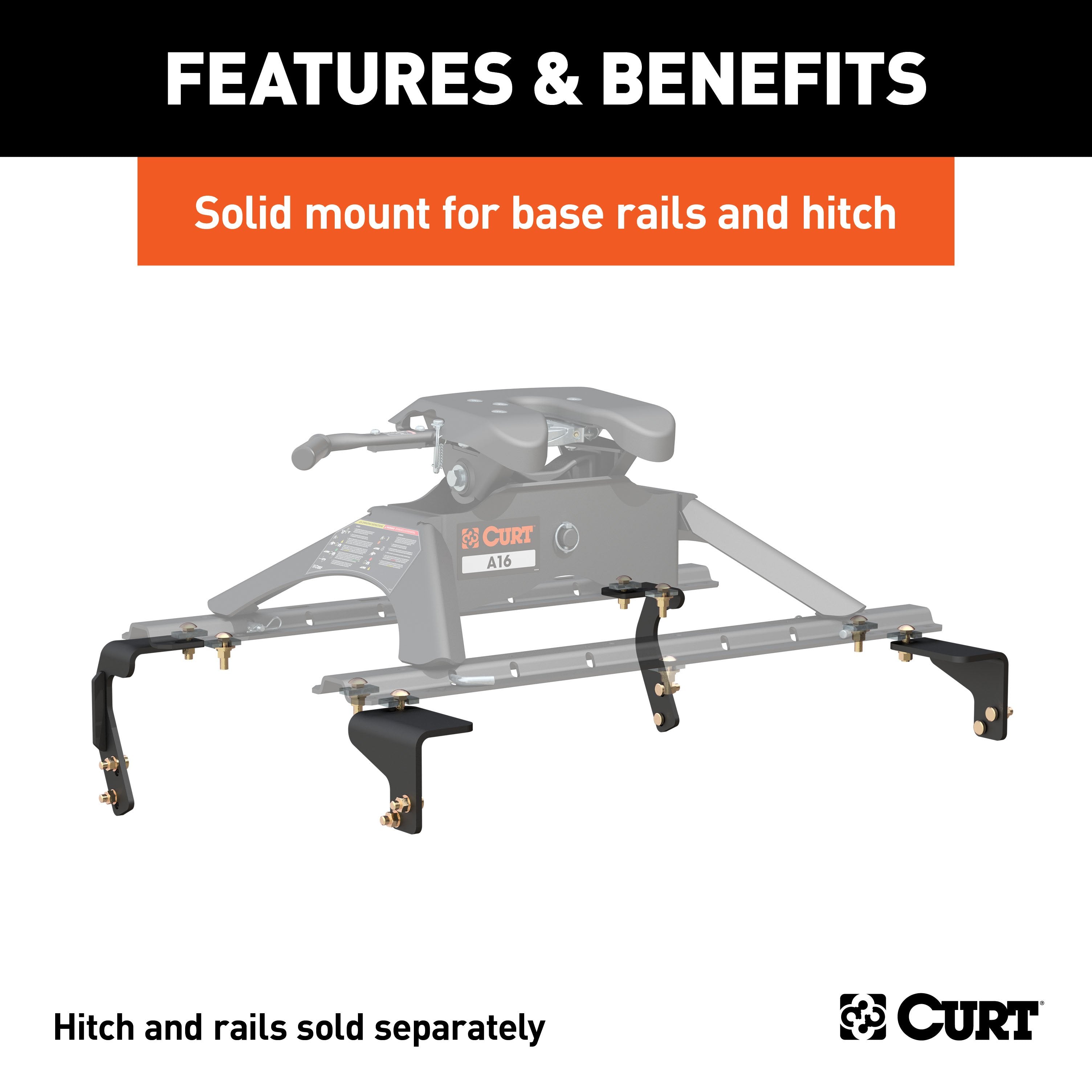 Semi-Custom 5th Wheel Brackets,Universal 5th Wheel Base Rails,Replacement Base Legs,E16 5th Wheel Hitch Head
