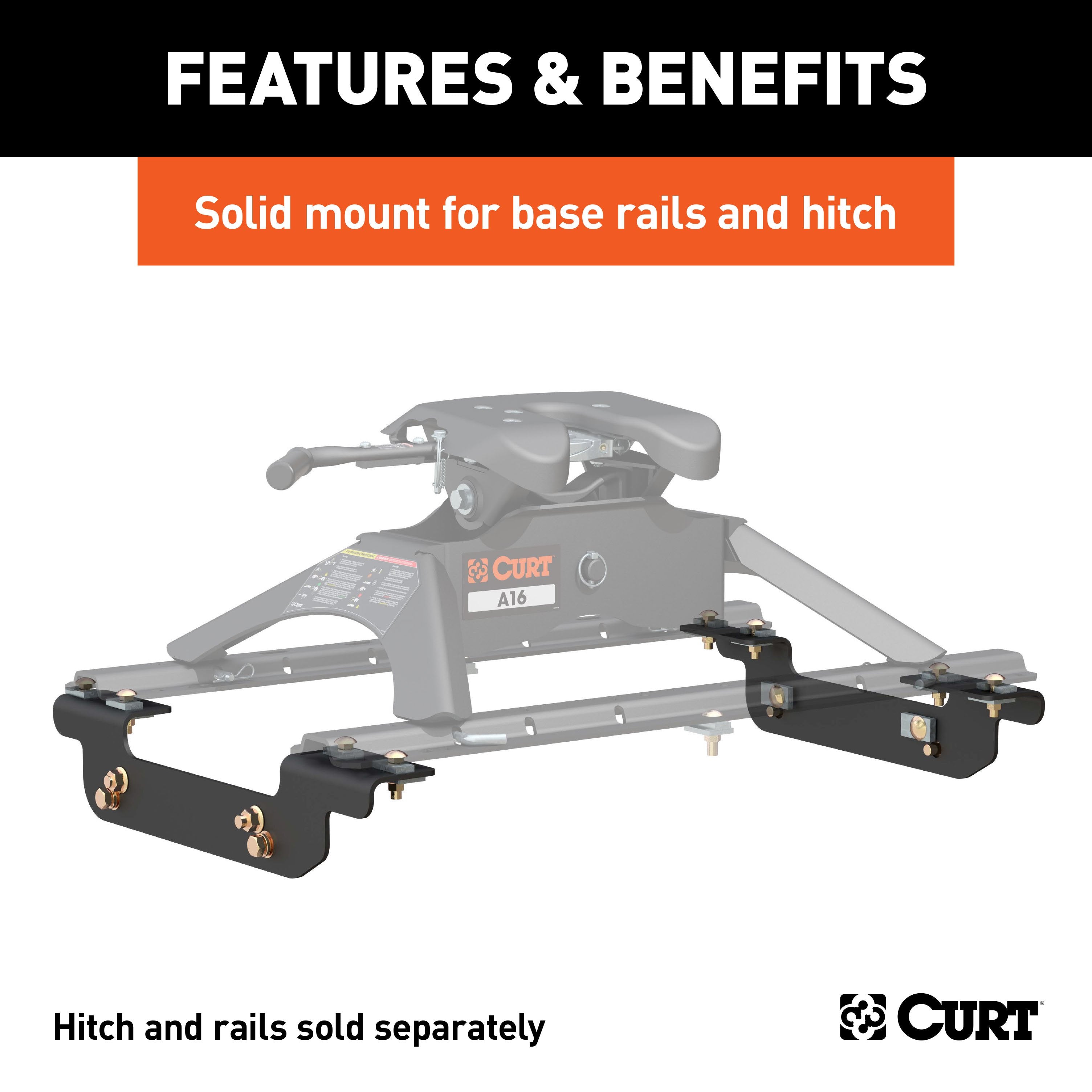 Custom 5th Wheel Brackets,Universal 5th Wheel Base Rails,Replacement 5th Wheel Legs,PowerRide 5th Wheel Hitch Head