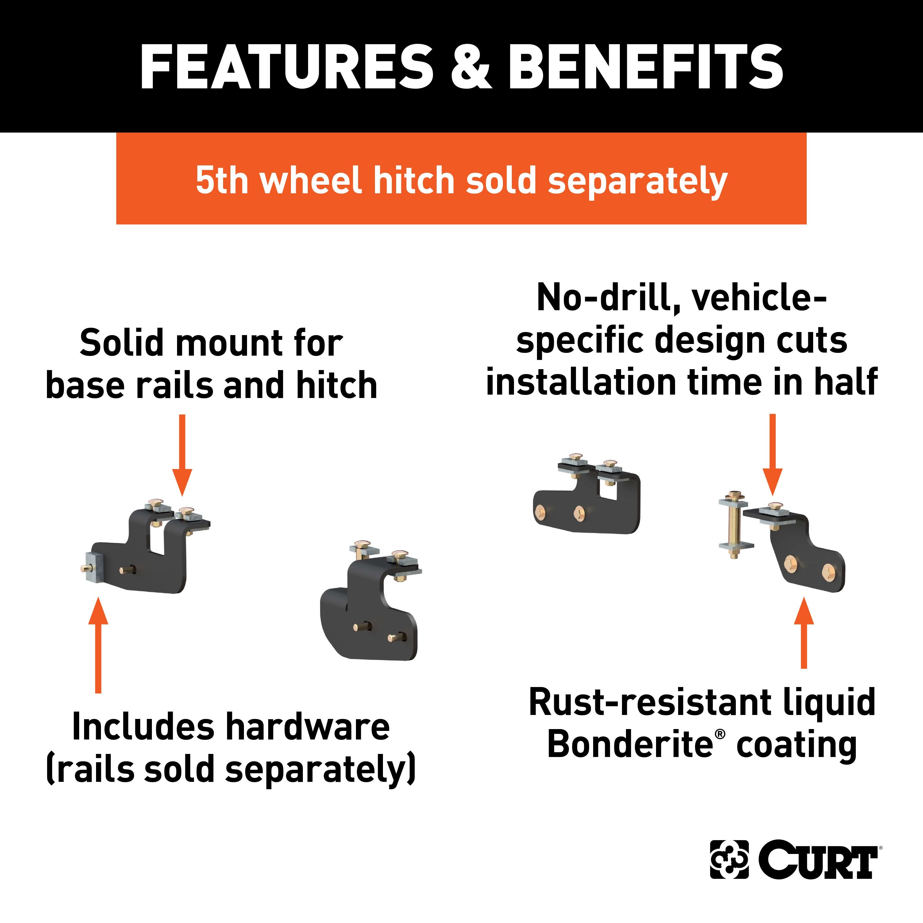 Custom 5th Wheel Brackets,Universal 5th Wheel Base Rails