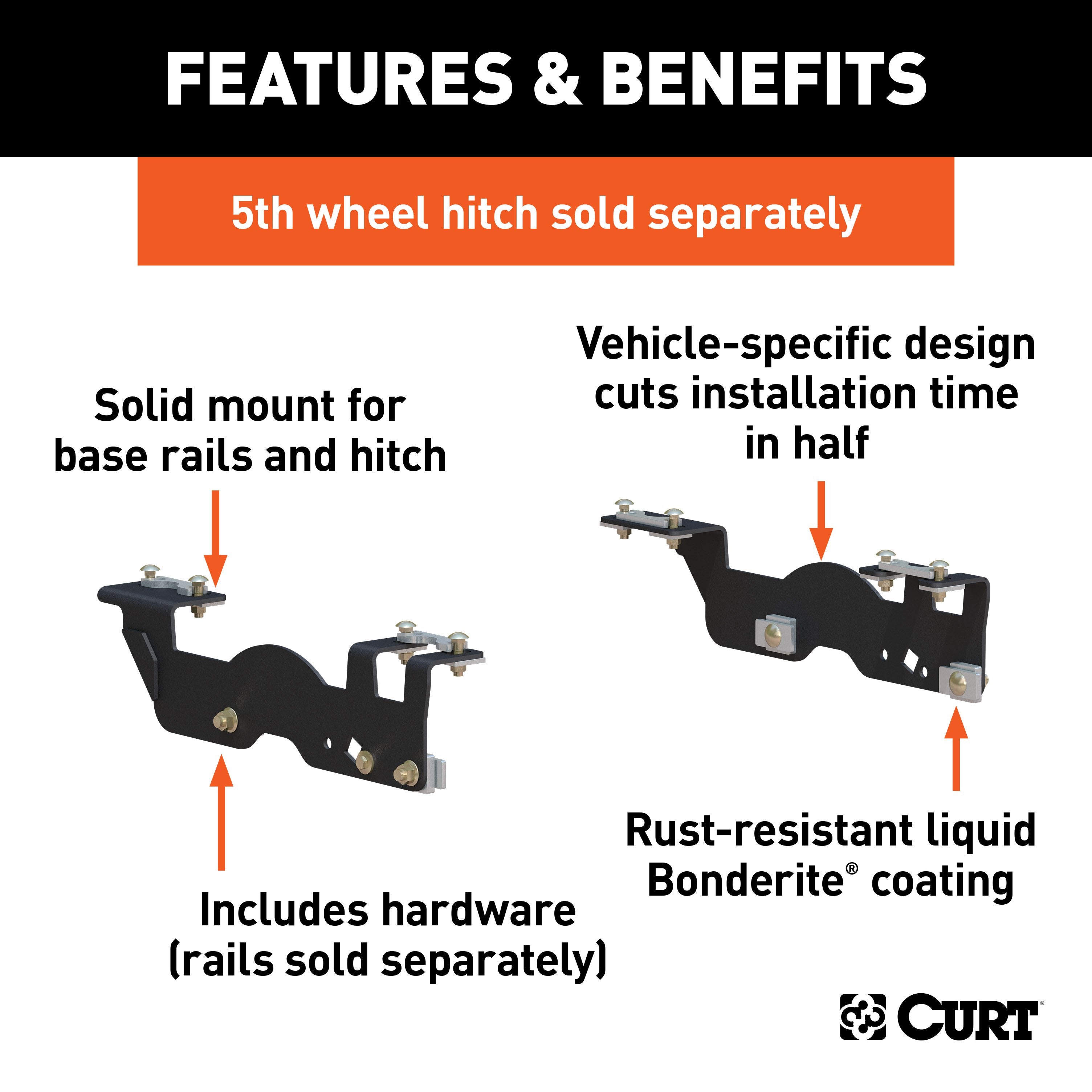 Custom 5th Wheel Brackets,Universal 5th Wheel Base Rails,Spyder Gooseneck Hitch
