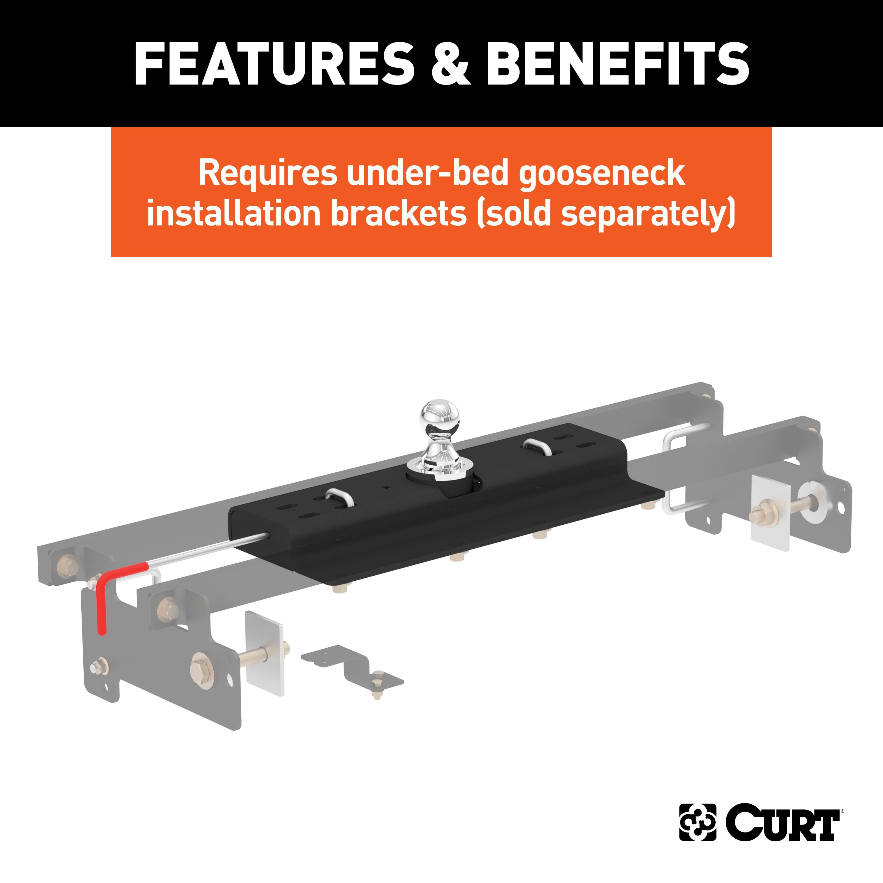 Double Lock Gooseneck Hitch