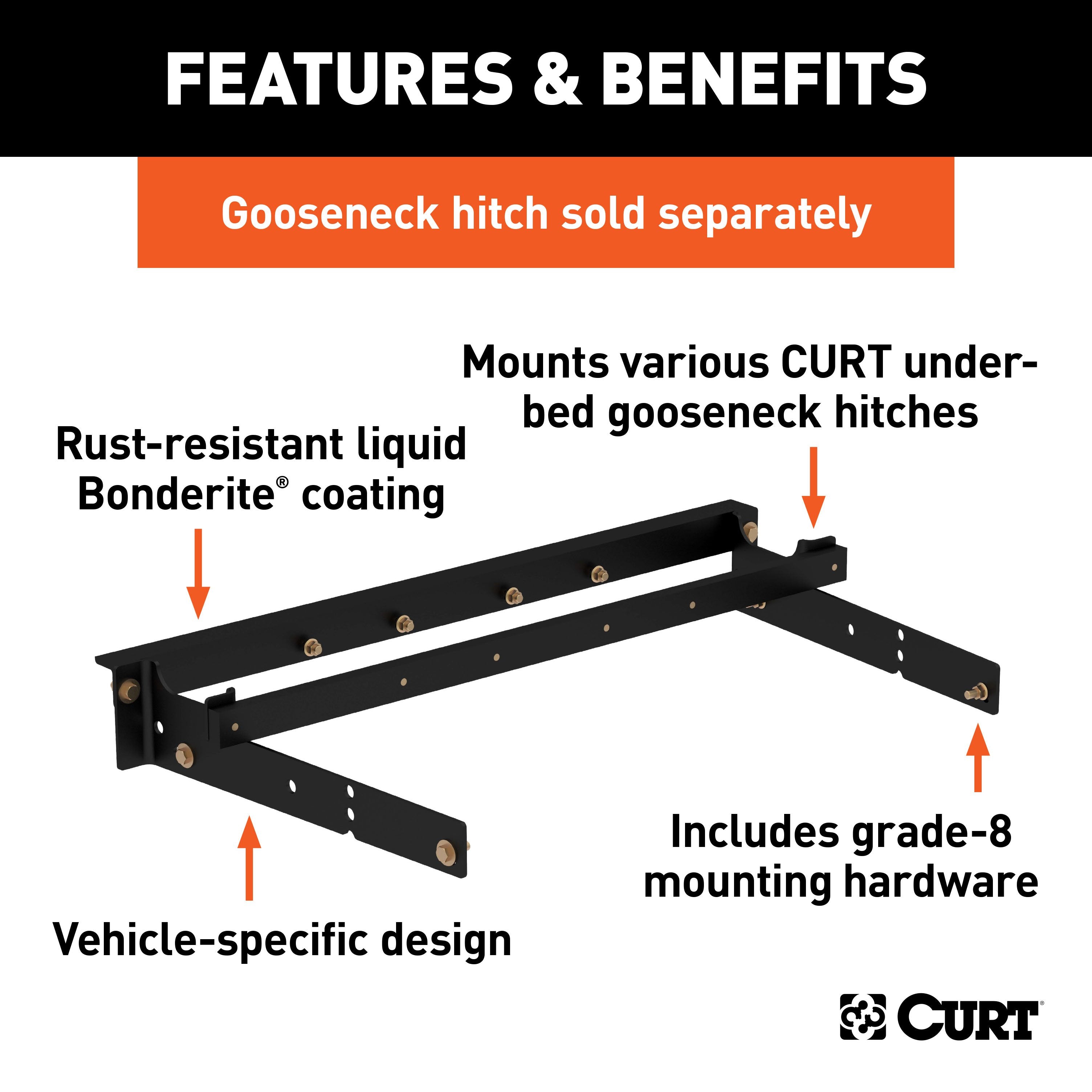 Under-Bed Gooseneck Install Brackets