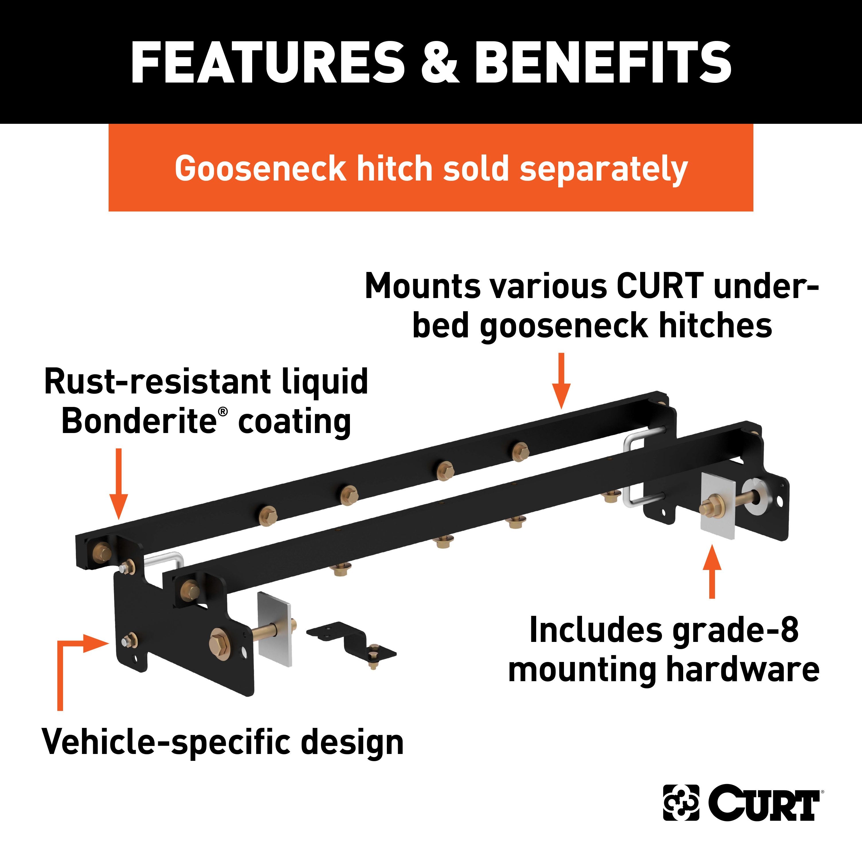 Double Lock Gooseneck Install Brackets