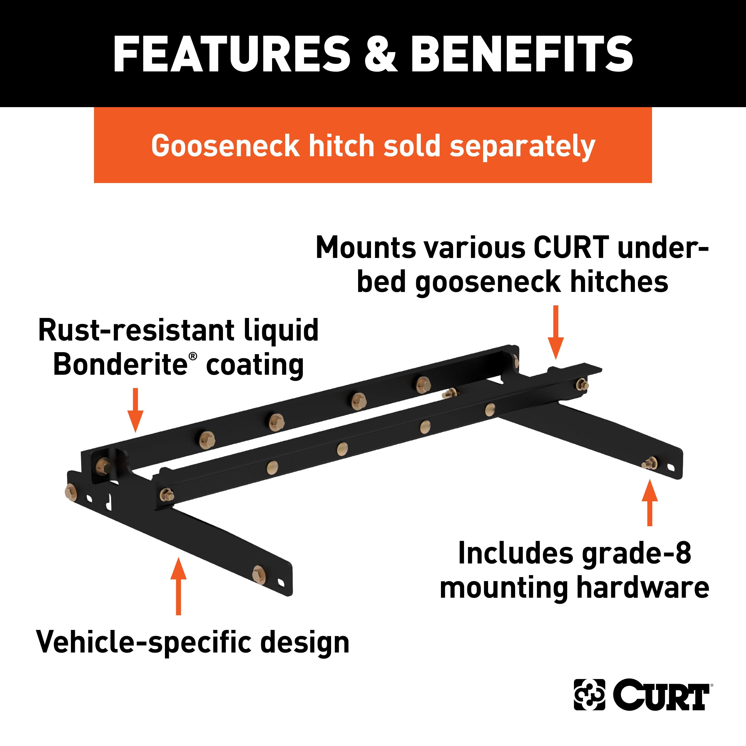 Under-Bed Gooseneck Install Brackets