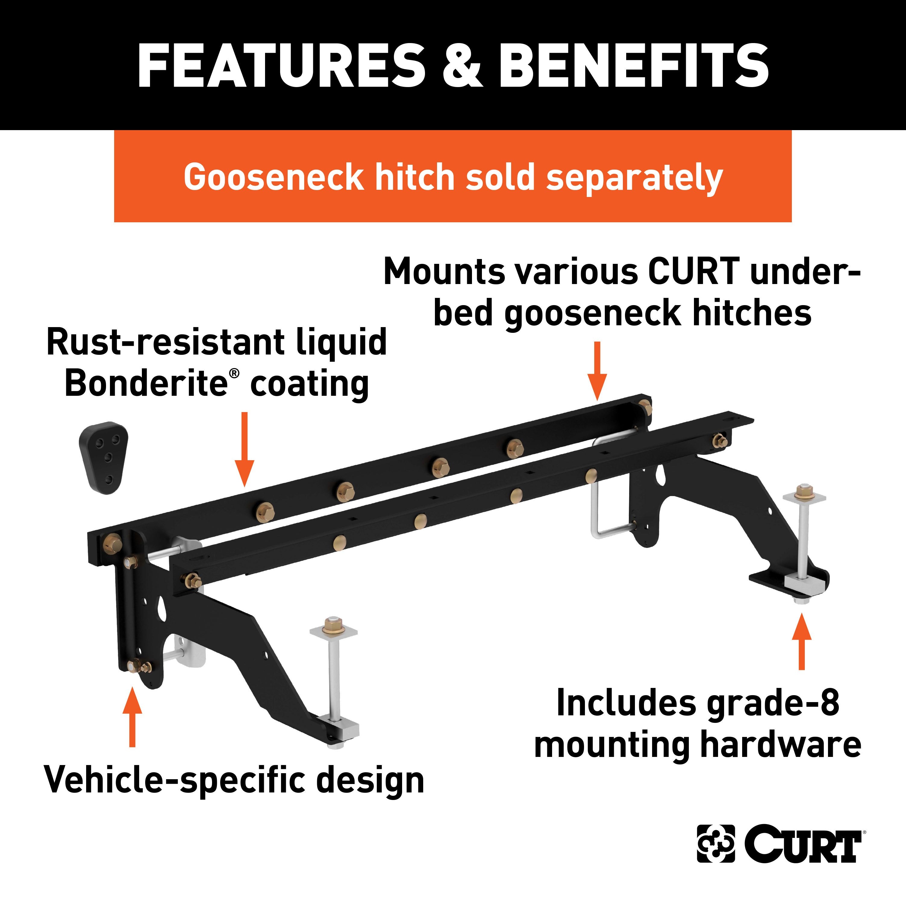 Under-Bed Gooseneck Install Brackets