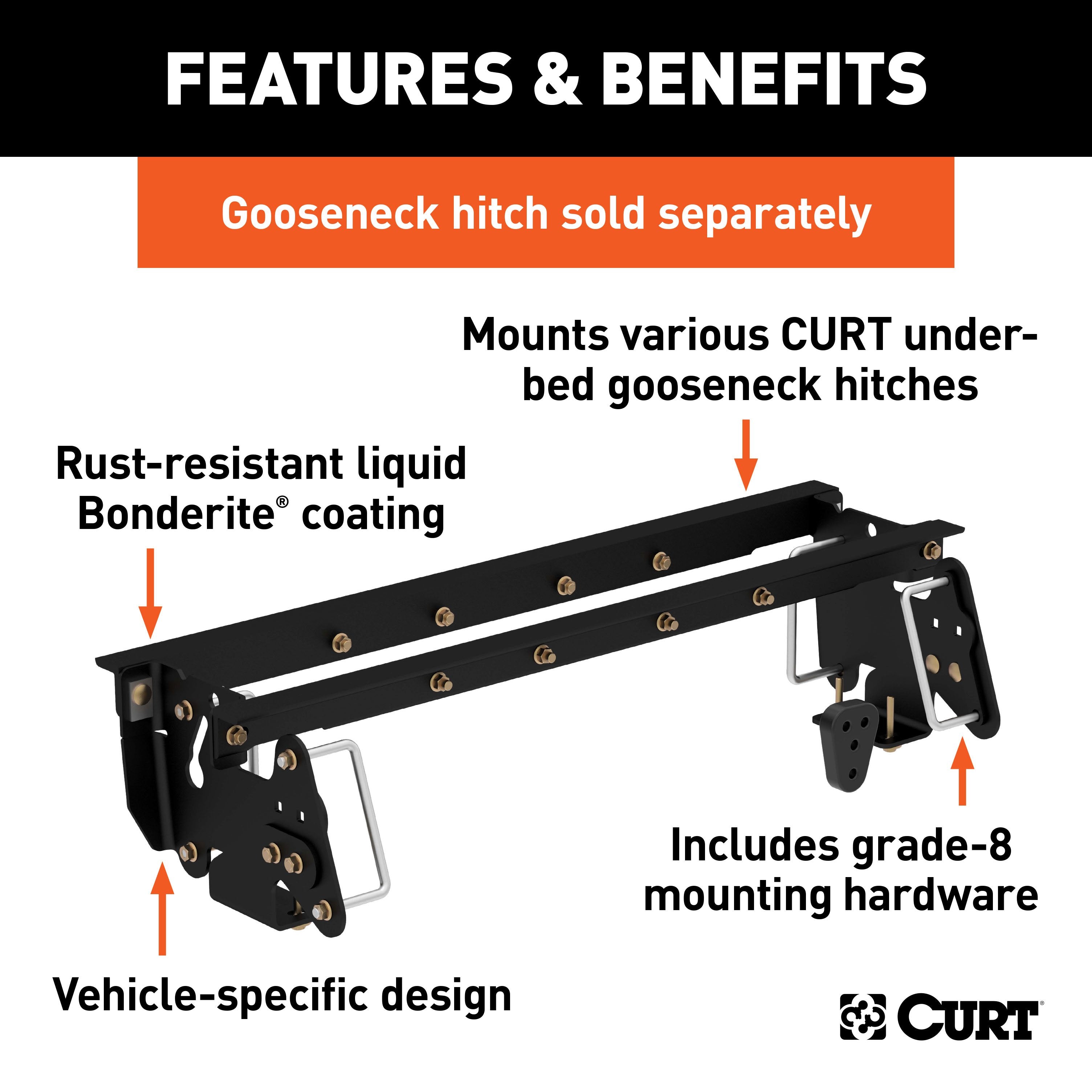 Under-Bed Gooseneck Install Brackets